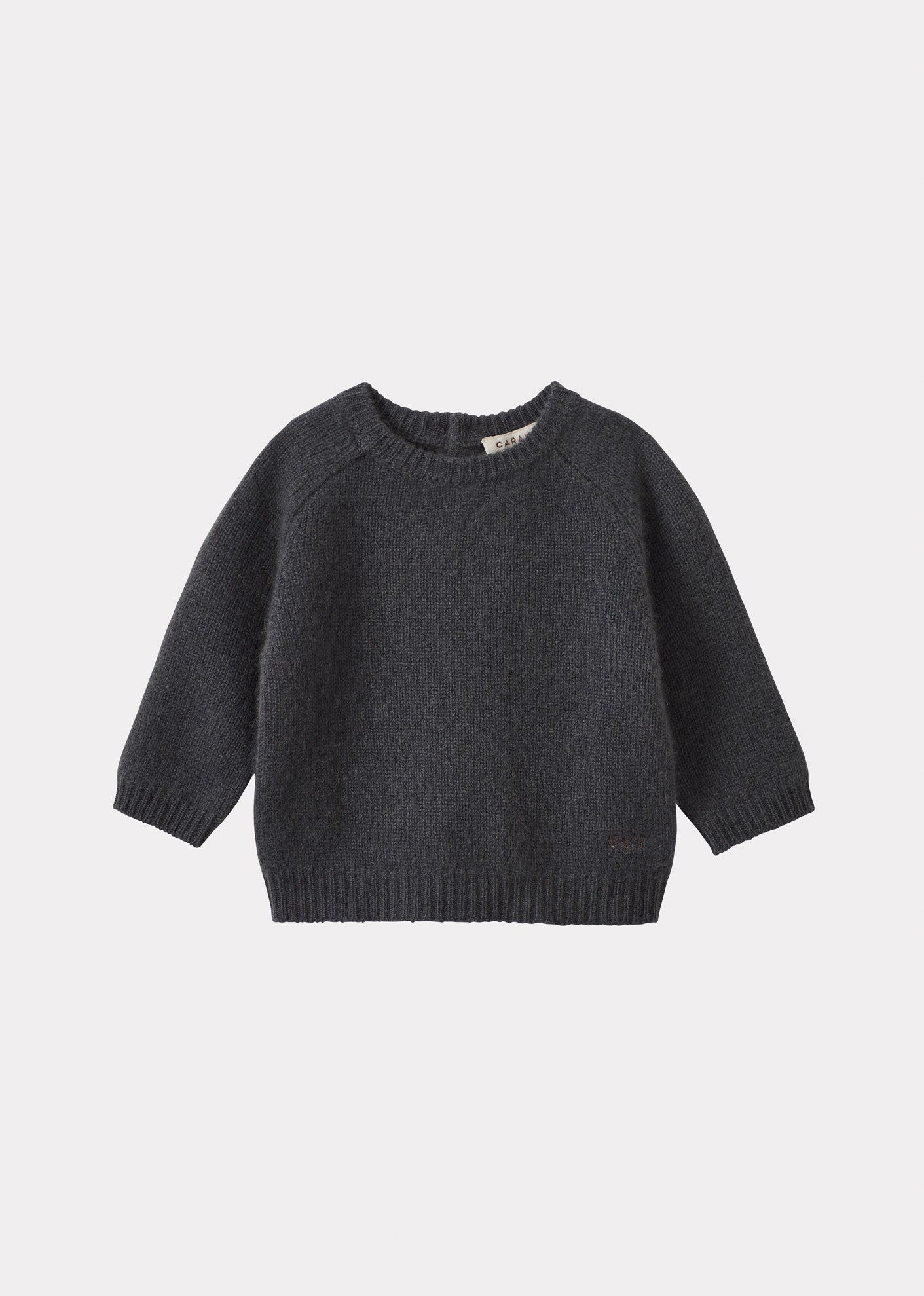 POA BABY CASHMERE JUMPER - CHARCOAL