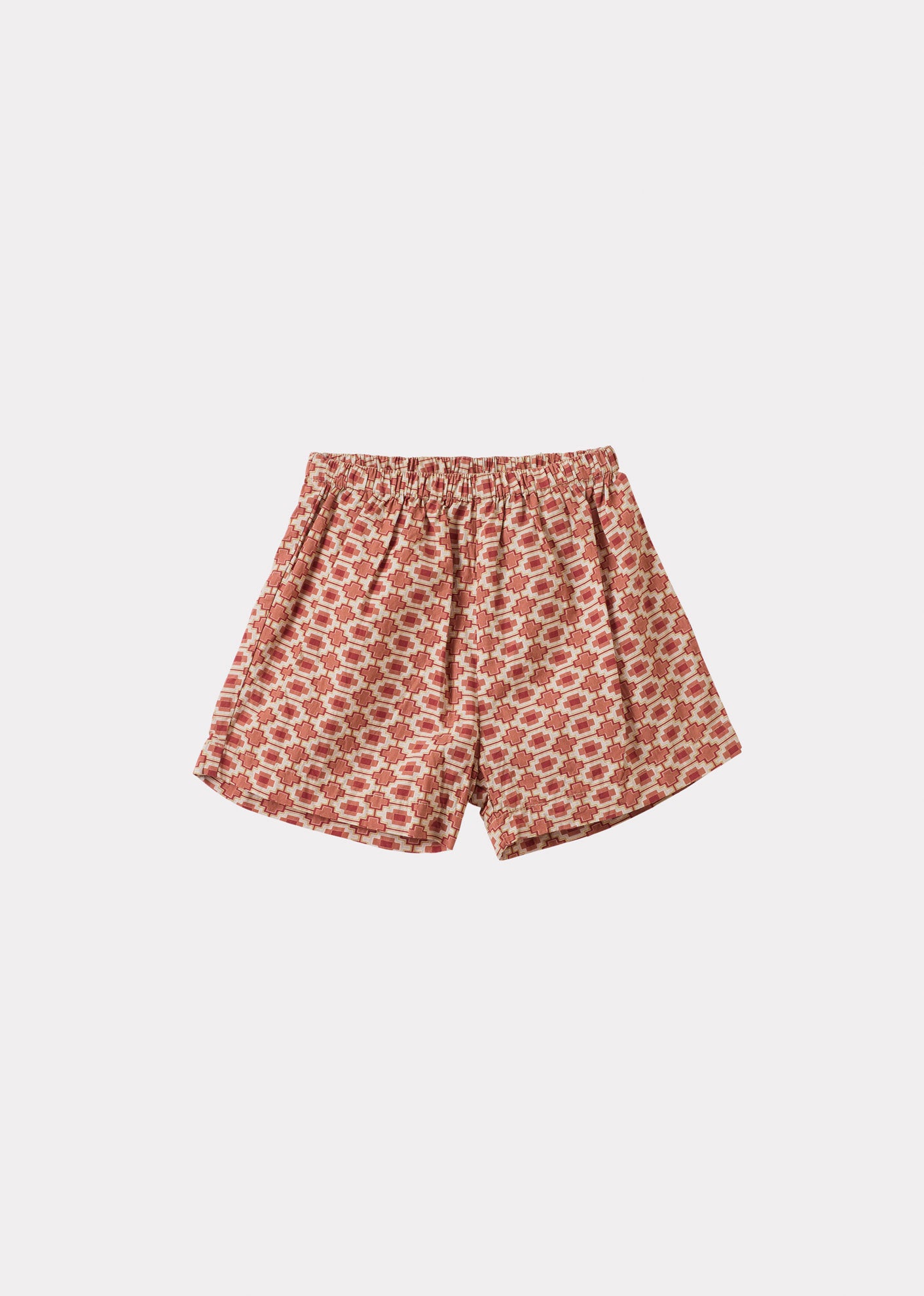 BAMBOO BABY SHIRT AND SHORTS SET - KALEIDOSCOPE PRINT