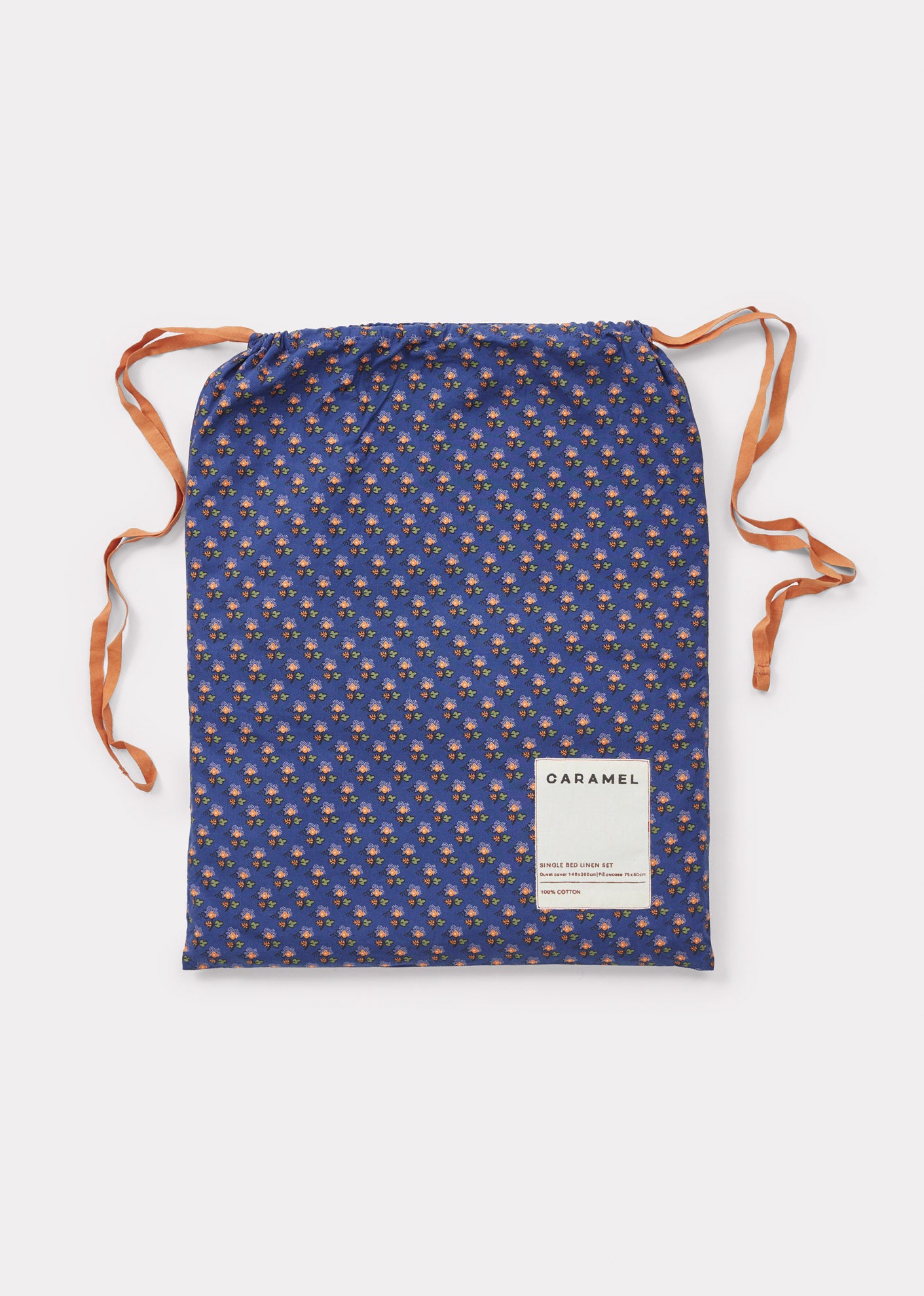 BEDDING SET 100X120CM -140X200CM - NAVY POSY PRINT