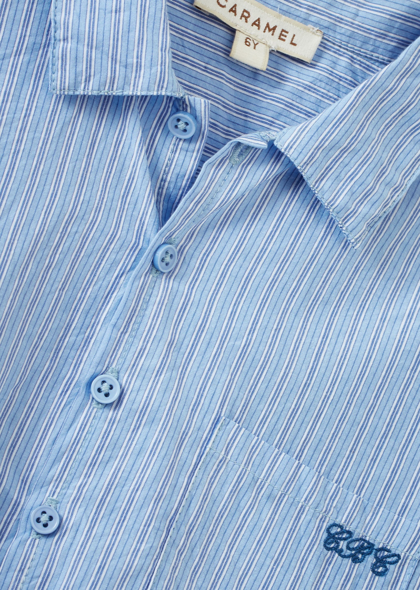 BULLSHARK CHILDREN'S COTTON SHIRT - BLUE STRIPE