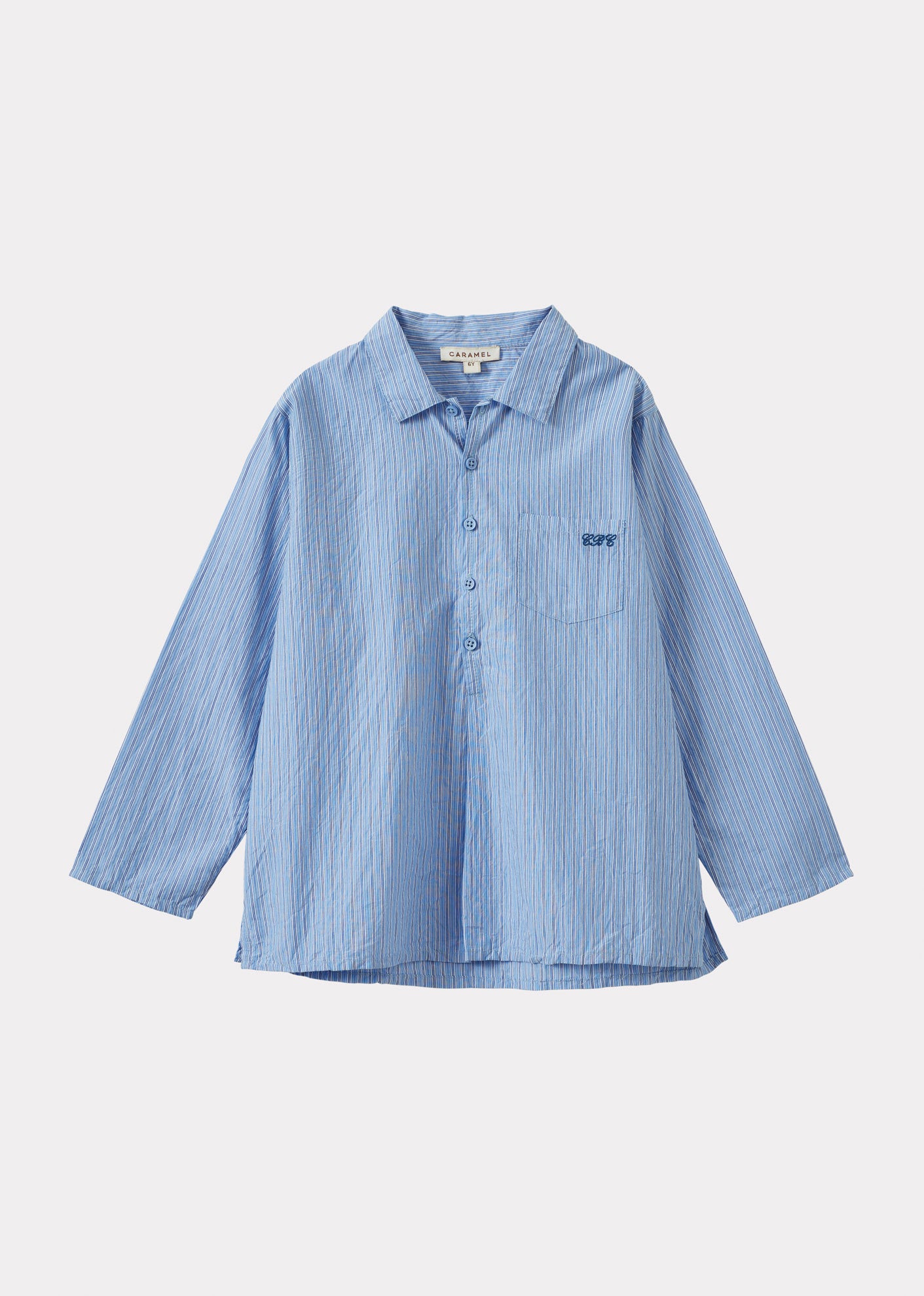BULLSHARK CHILDREN'S COTTON SHIRT - BLUE STRIPE