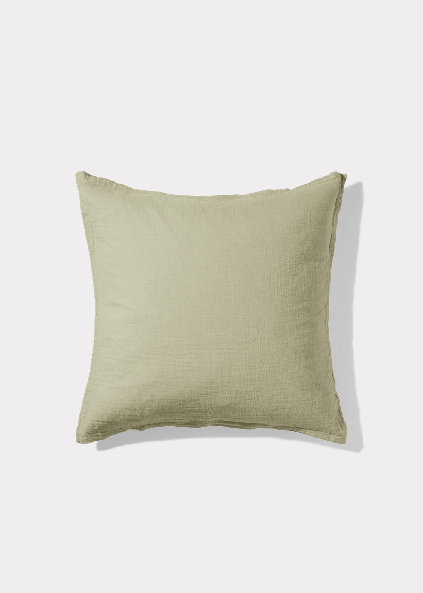 PILLOW COVER 65  X 65 - MERCI - VERT 77 RUE DE VARENNE