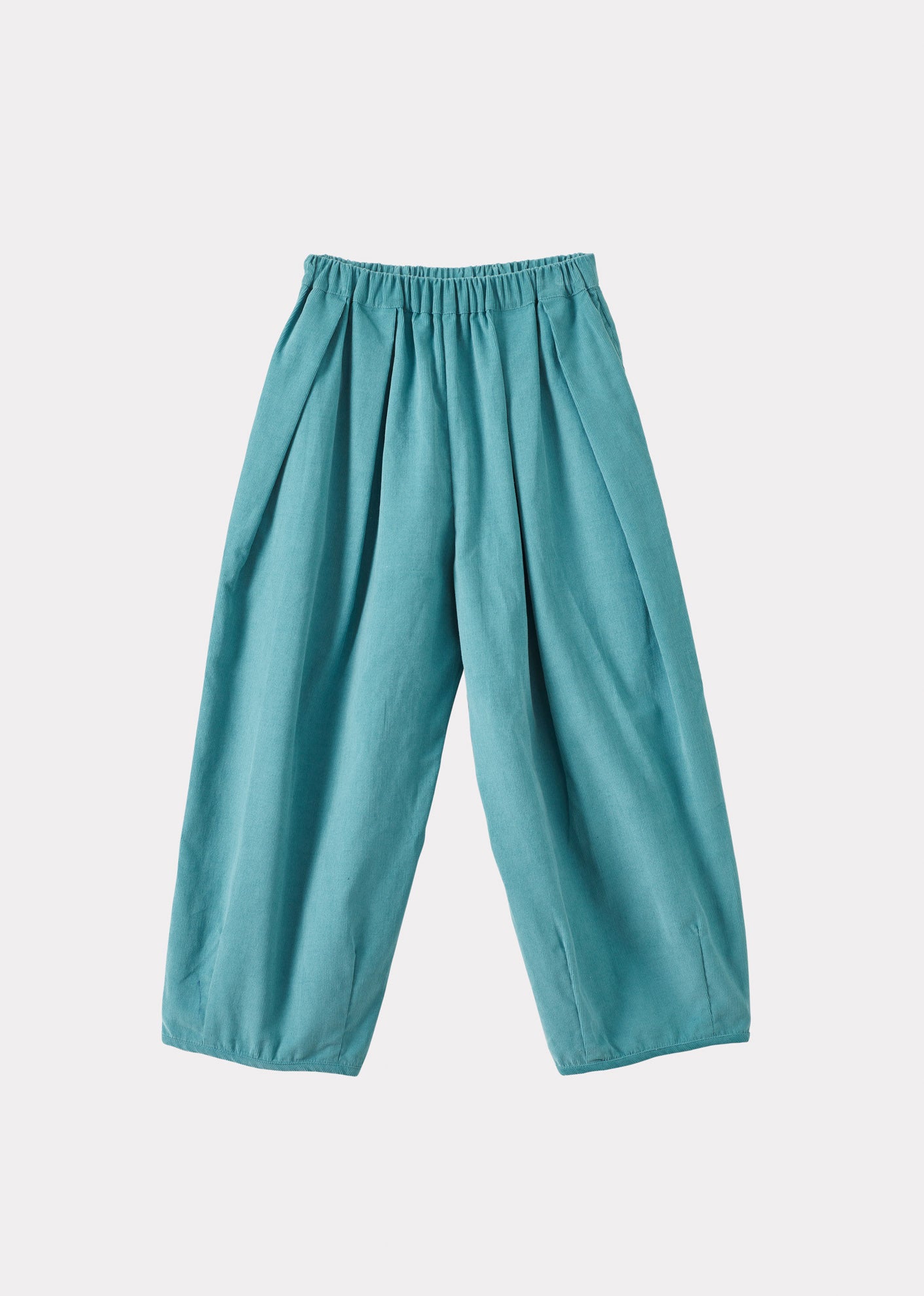 BOBBY CHILDREN'S COTTON CORDUROY TROUSERS - TURQUOISE