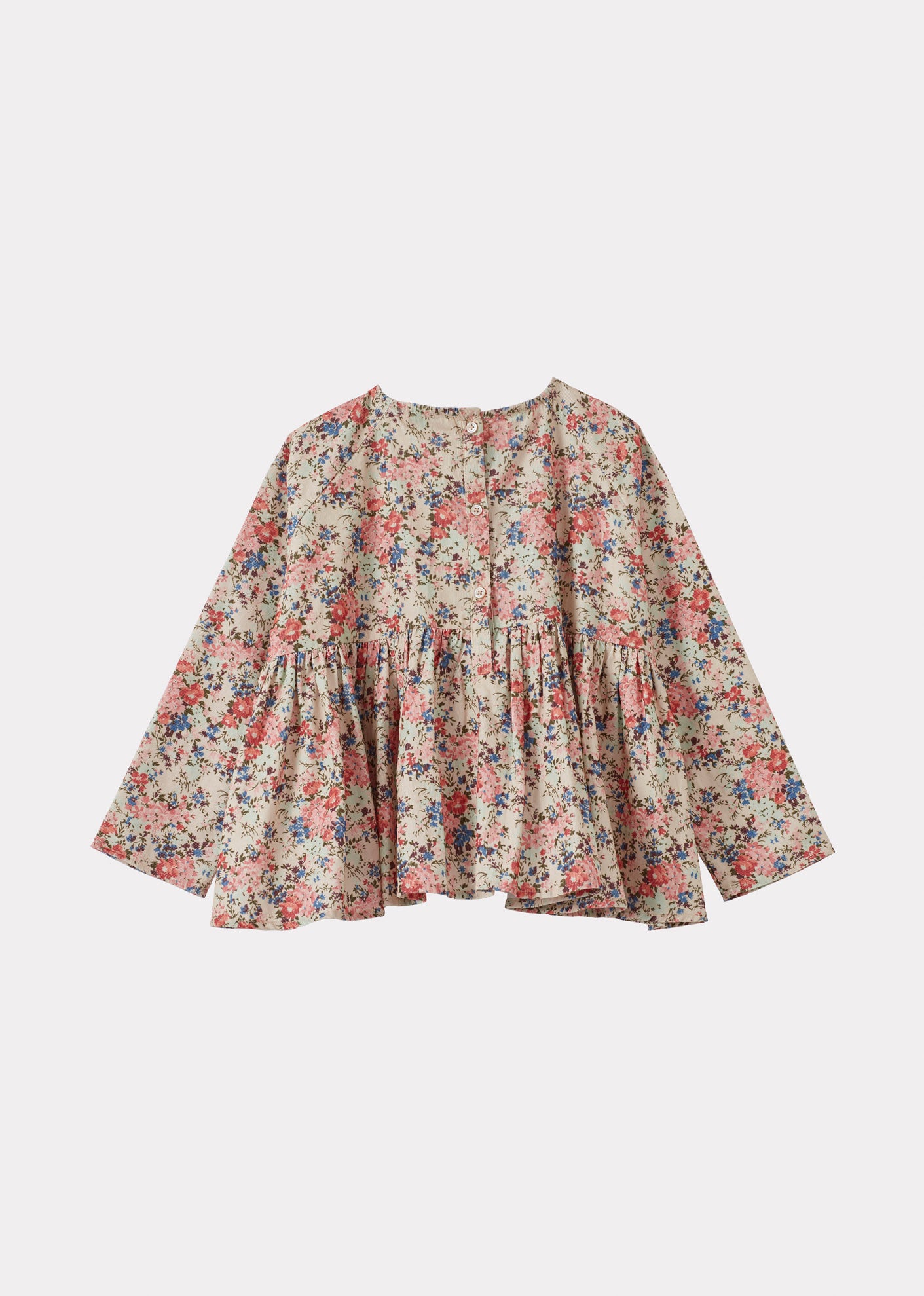 CALLIOPE GIRL'S BLOUSE - LIBERTY MAKINDRA PRINT