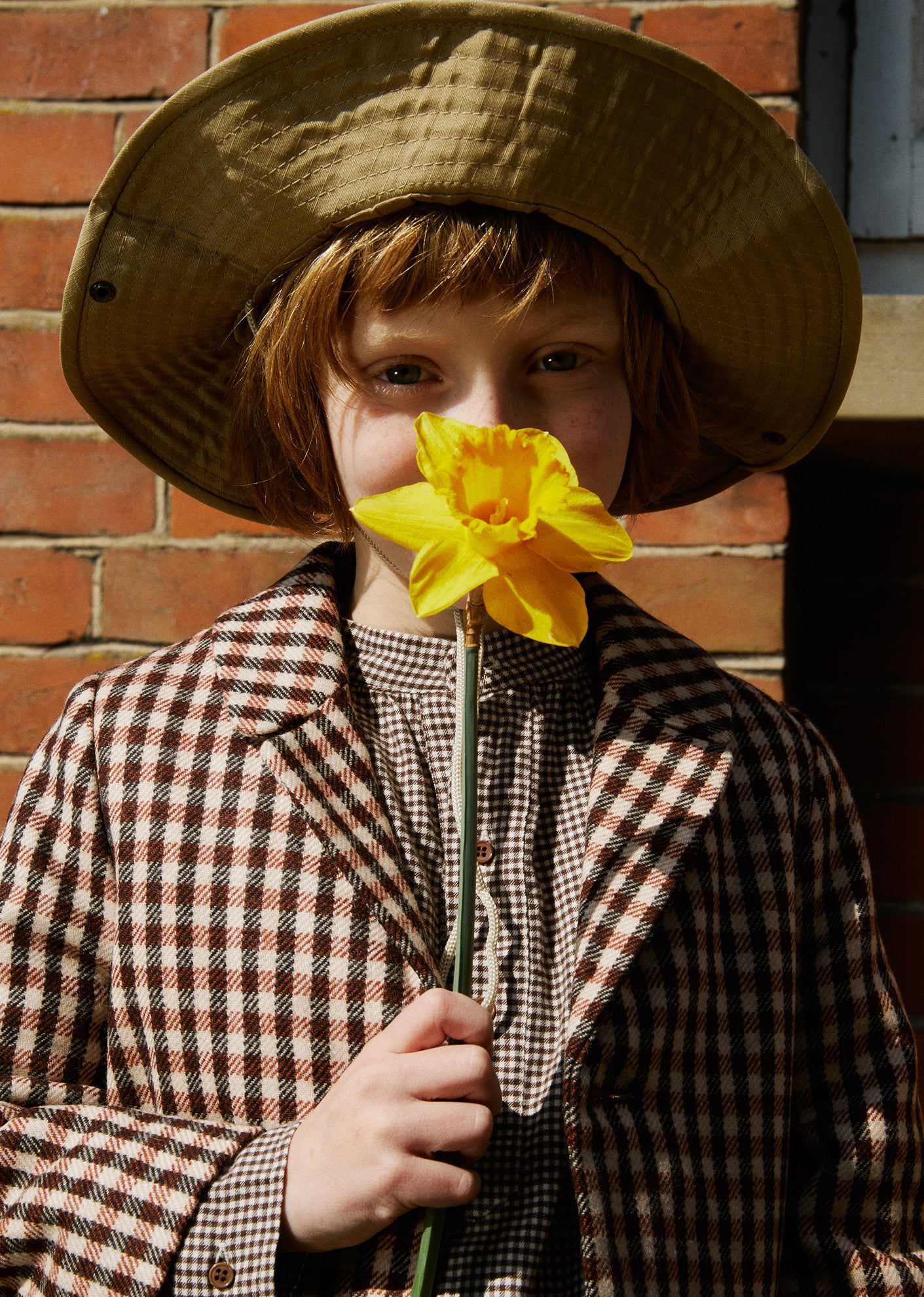 ADONIS SHIRT - BROWN CHECK