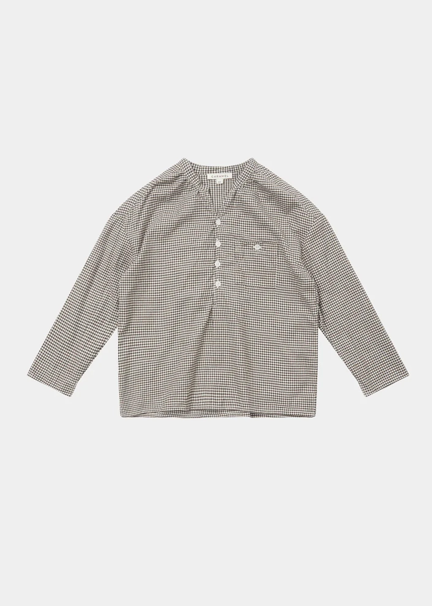 ADONIS SHIRT - BROWN CHECK