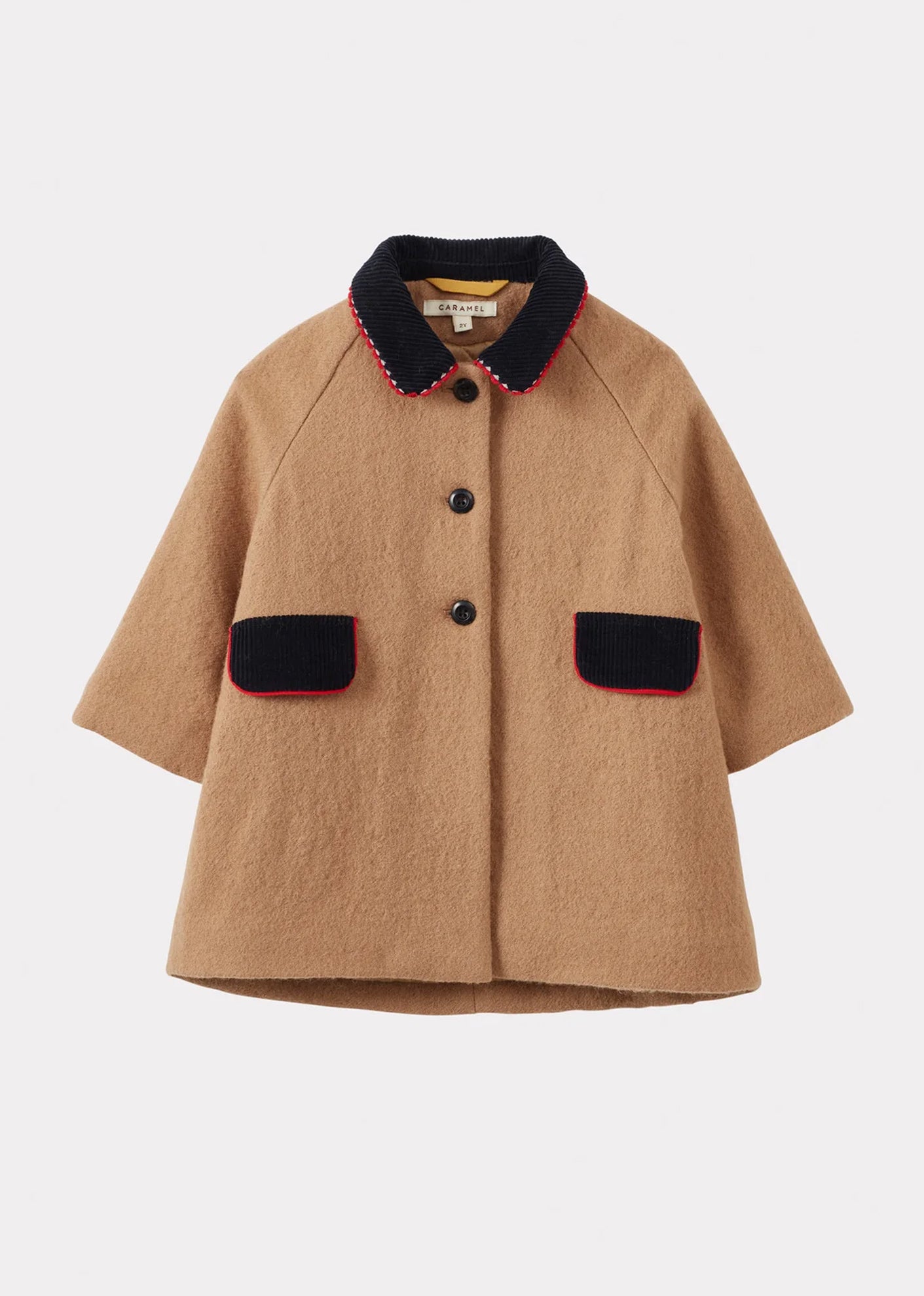 CHEE COAT - CAMEL WHITE NAVY