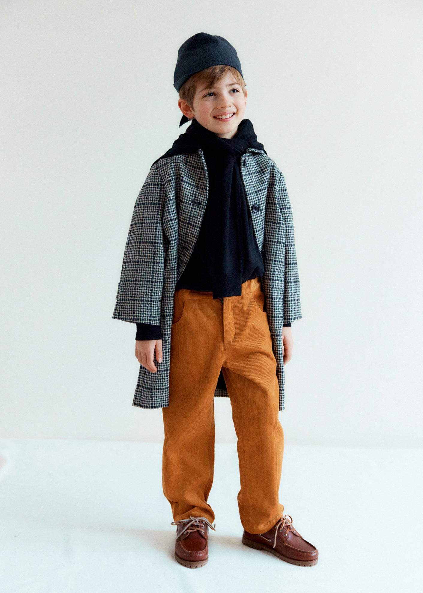 ERODIUM CHILDREN'S TROUSERS - OCHRE