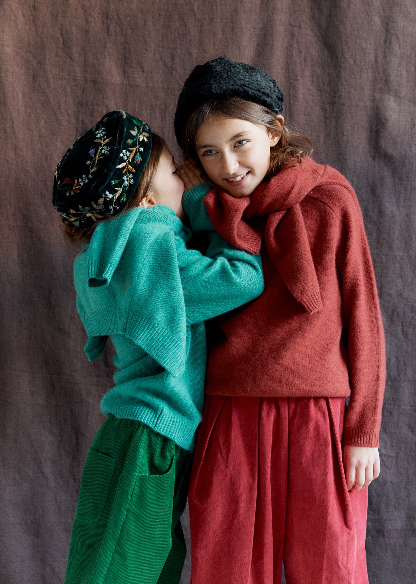 ROSA CHILDREN'S CASHMERE CARDIGAN - ROSE