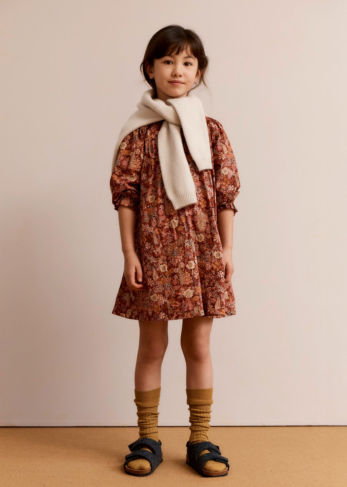 PTELEA GIRL'S COTTON CORDUROY DRESS - LIBERTY CIARA