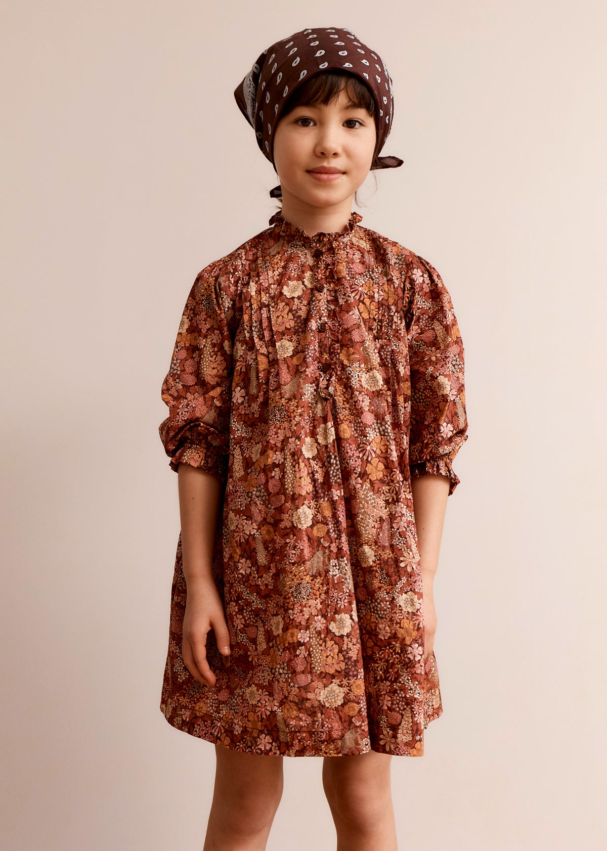 PTELEA GIRL'S COTTON CORDUROY DRESS - LIBERTY CIARA