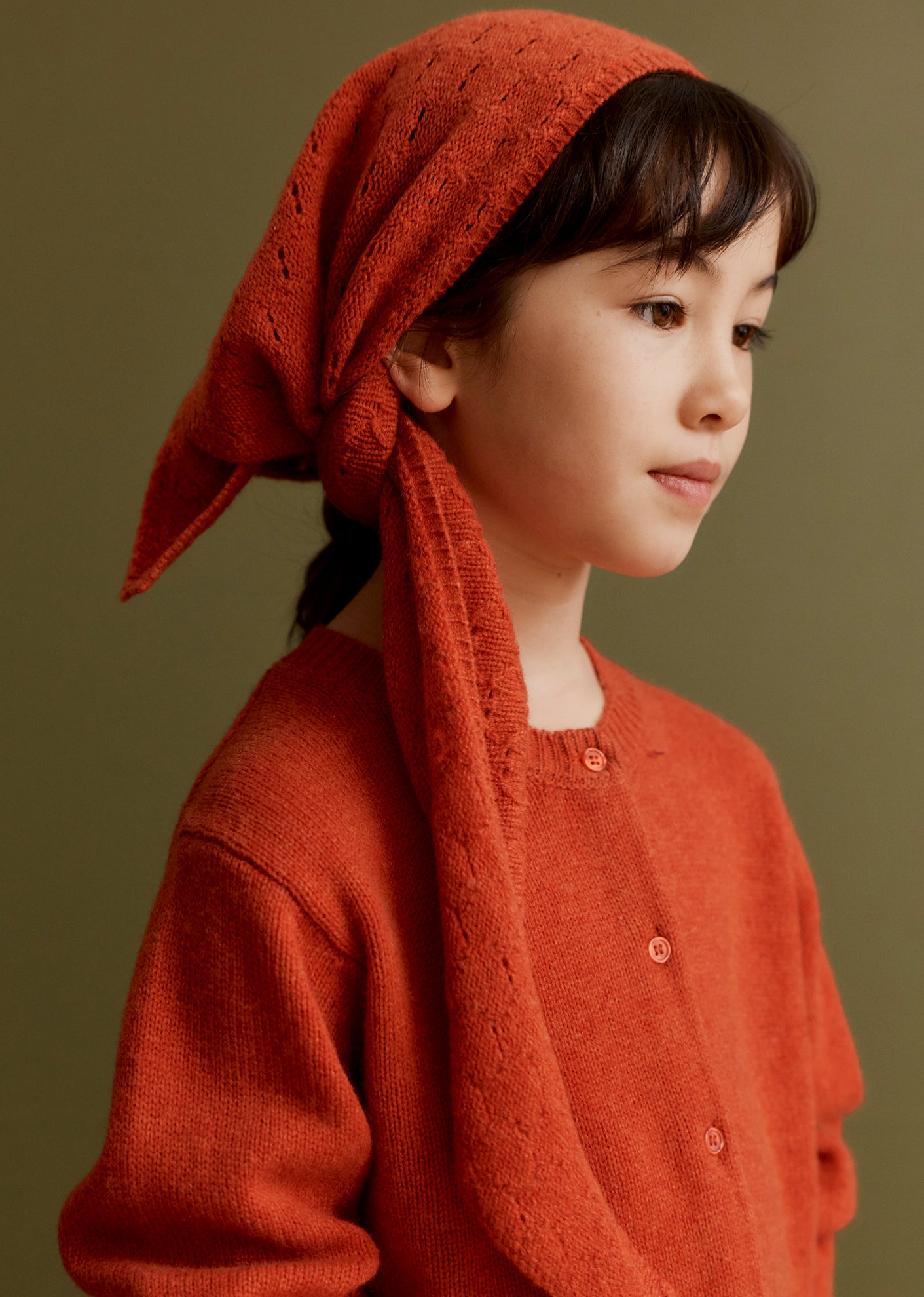 ROSA CHILDREN'S CARDIGAN - MARIGOLD