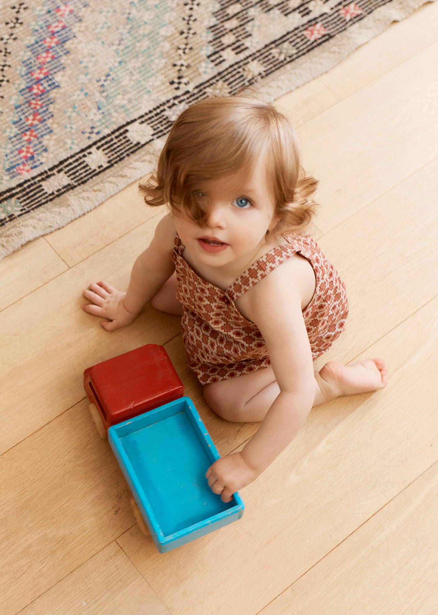 FLURY BABY COTTON ROMPER - KALEIDOSCOPE PRINT