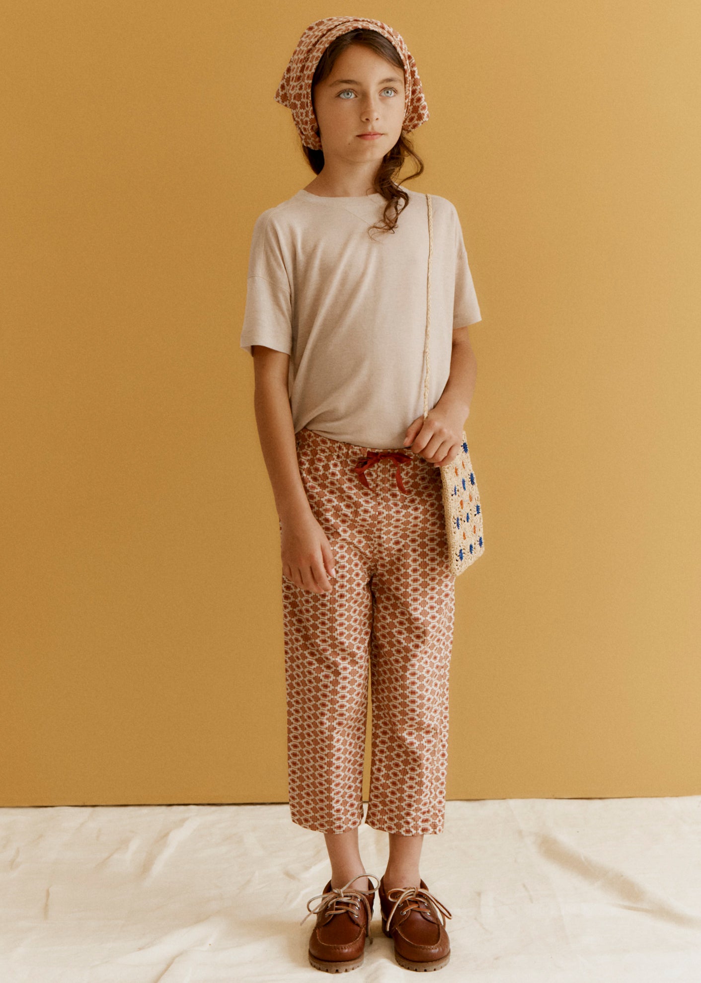 KEZAR CHILDREN'S T-SHIRT - OATMEAL