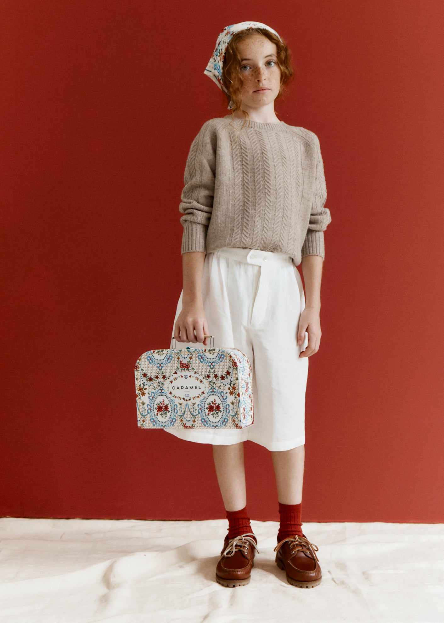 SCOUT CHILDREN'S CASHMERE JUMPER - MINK