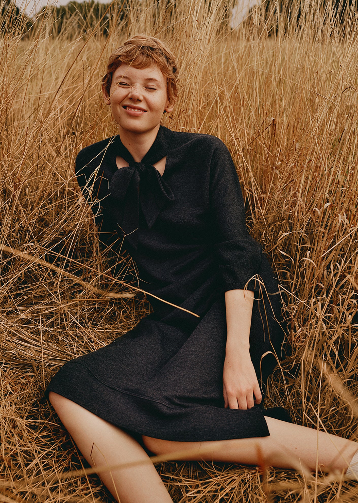 WOMEN'S JERSEY DRESS - HEATHER GREY