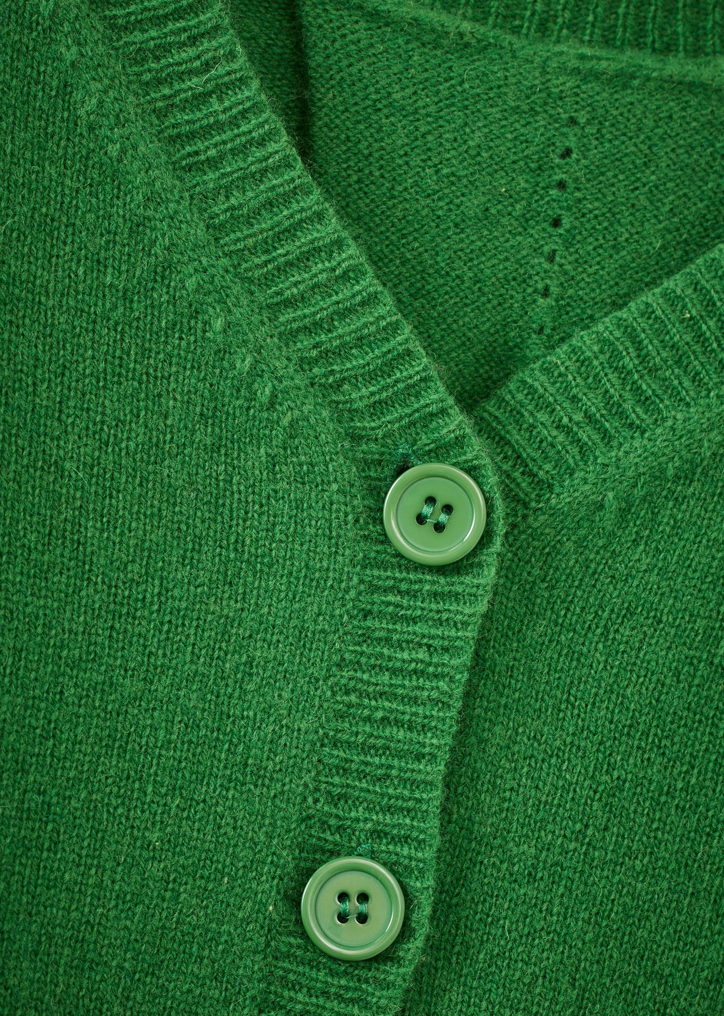 WOMAN CARDIGAN - FOREST GREEN