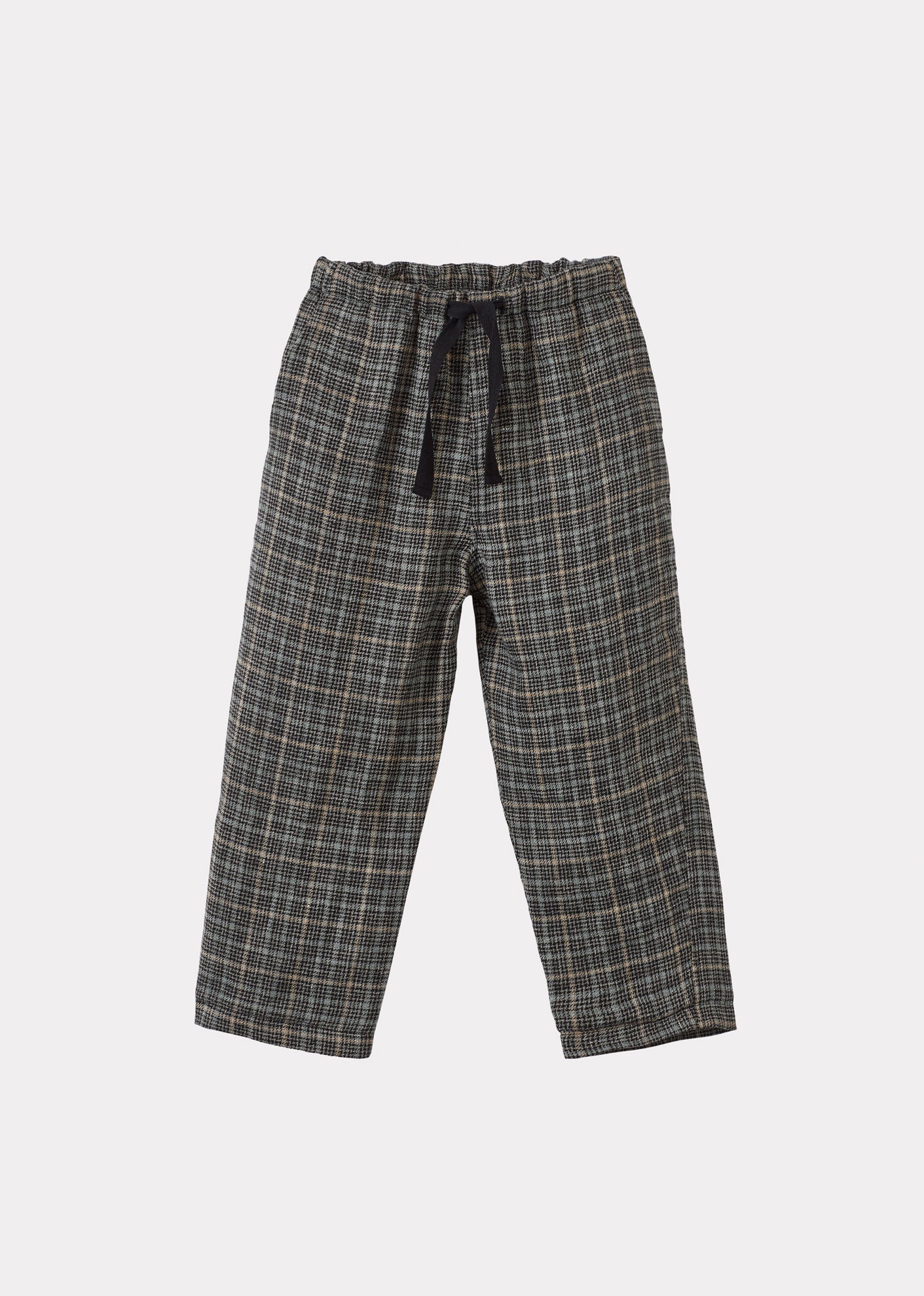 CHESTNUT CHILDREN'S TROUSERS - CHARCOAL CHECK