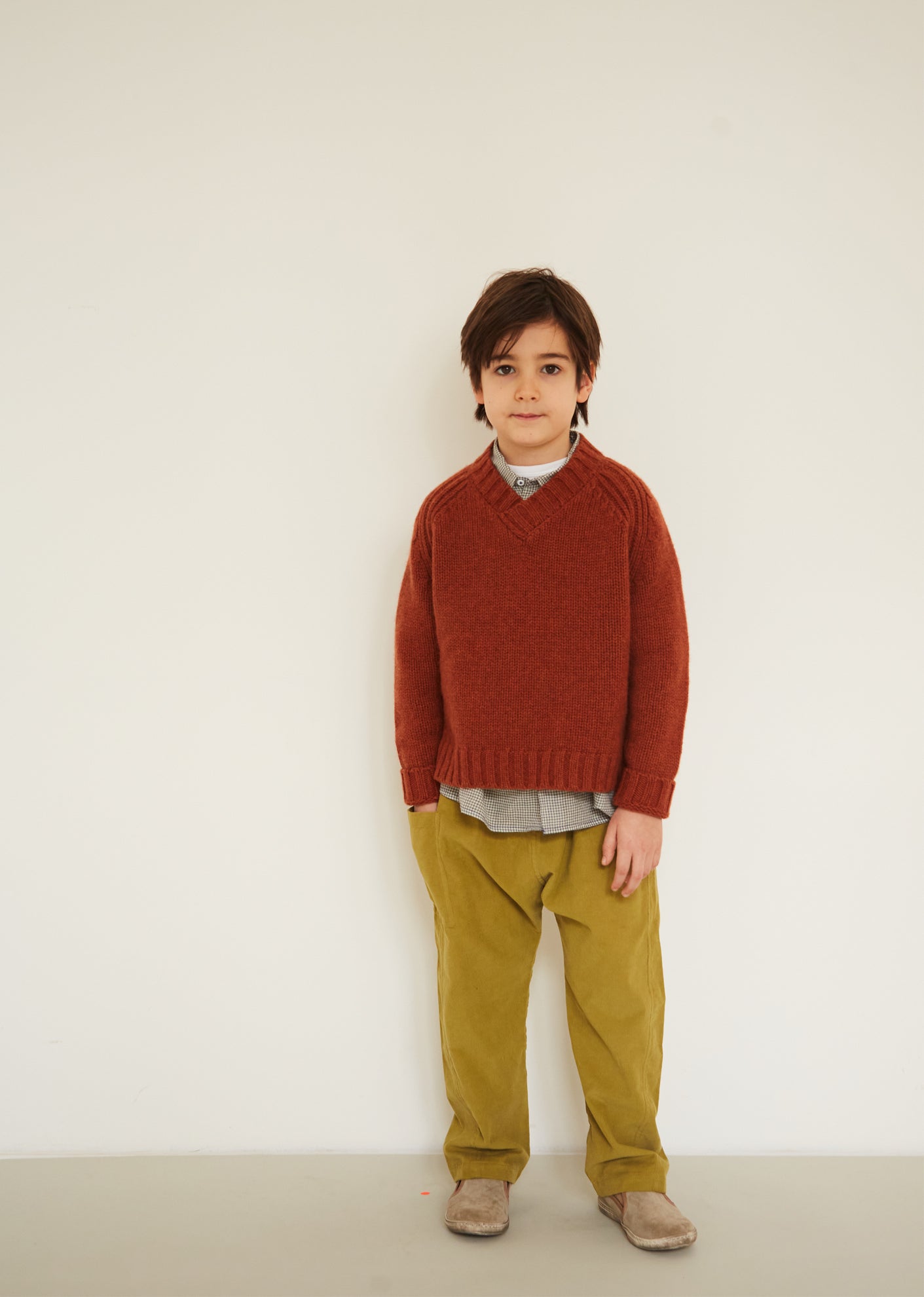 CHESTNUT KIDS TROUSER - LIME 1