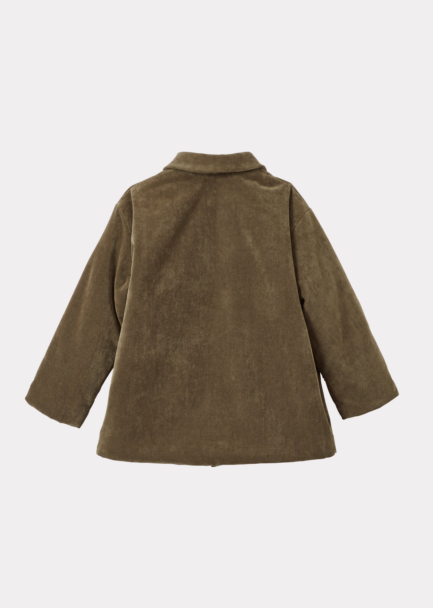 CLOWNFISH CHILDREN'S VELVET JACKET - GOLDEN GREEN