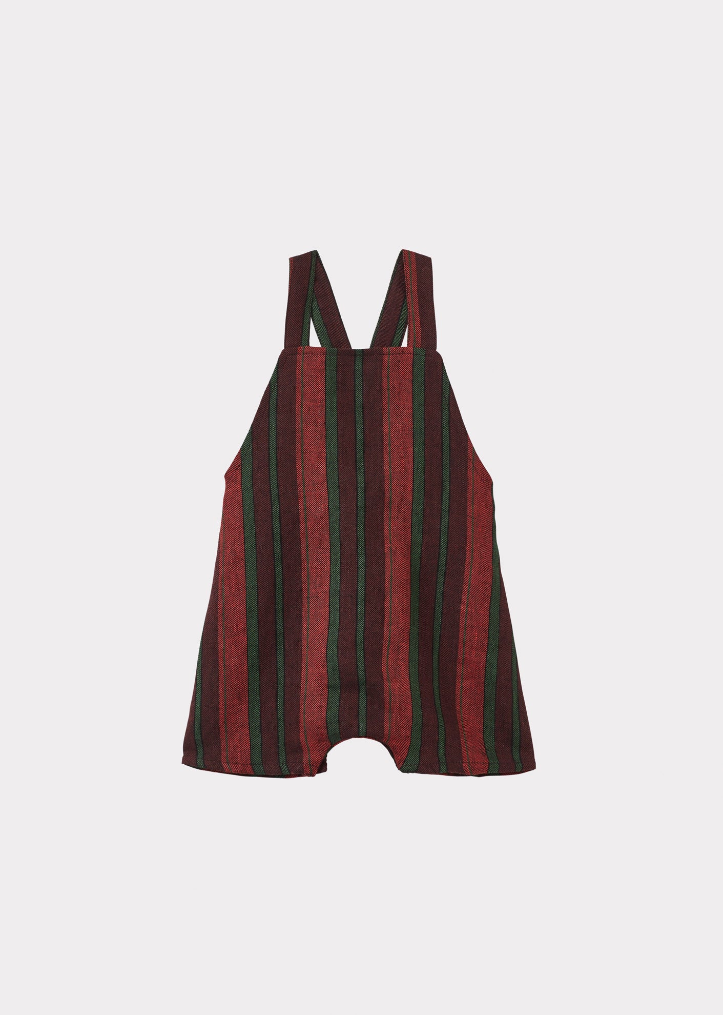 CORREA BABY COTTON & LINEN ROMPER - MULTI STRIPES