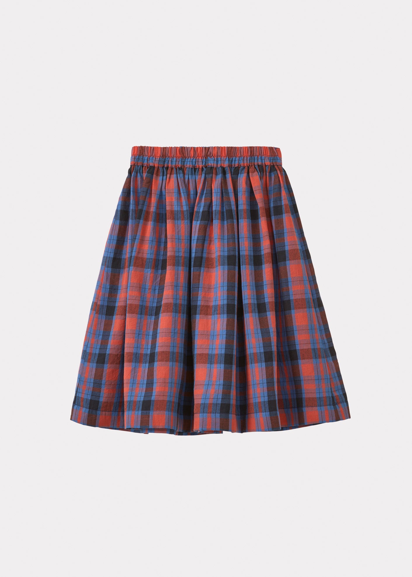 CUMIN SKIRT CHILD  - RED/BLUE TARTAN