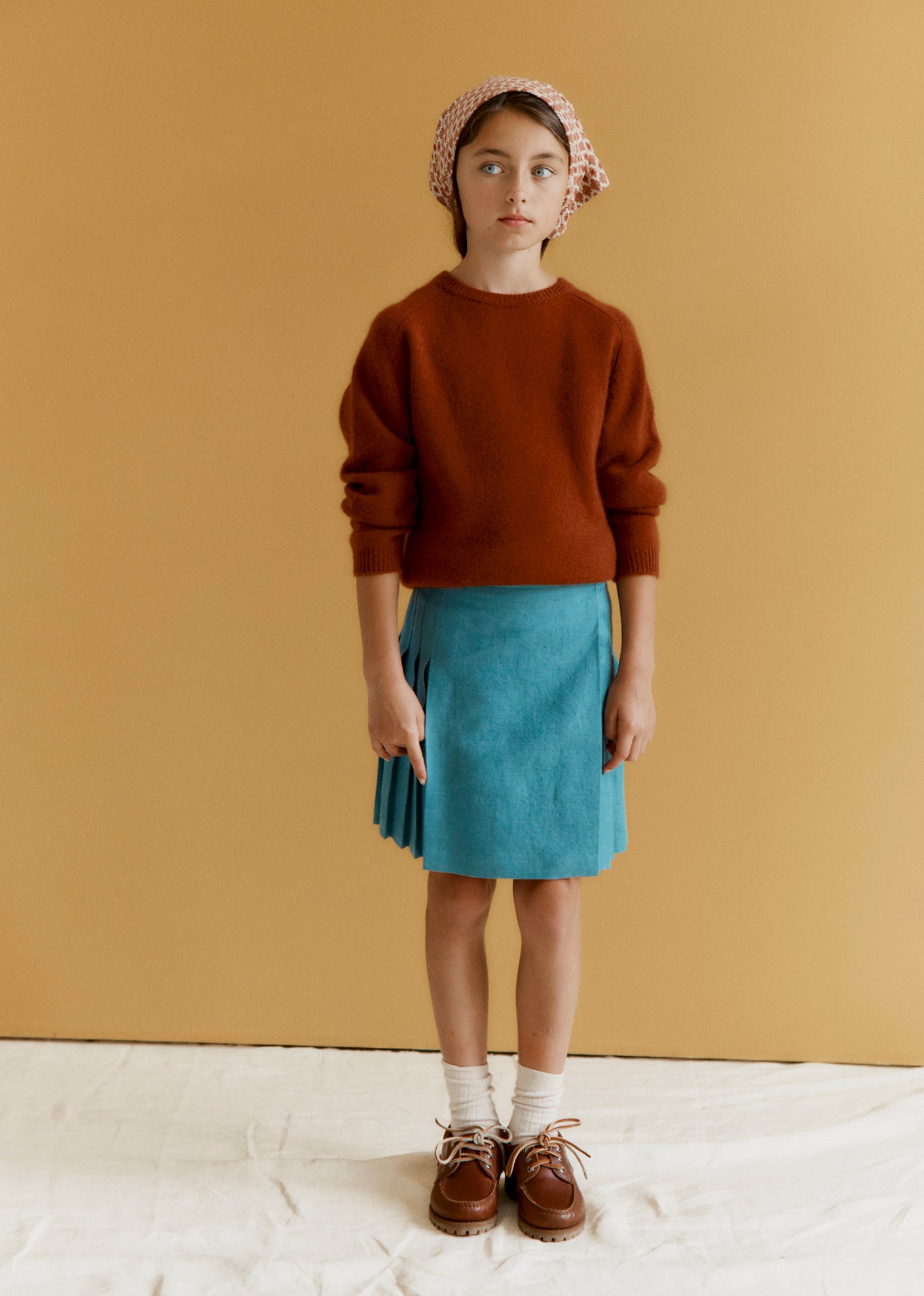 MINI CHILDREN'S KILT - UNIFORM BLUE