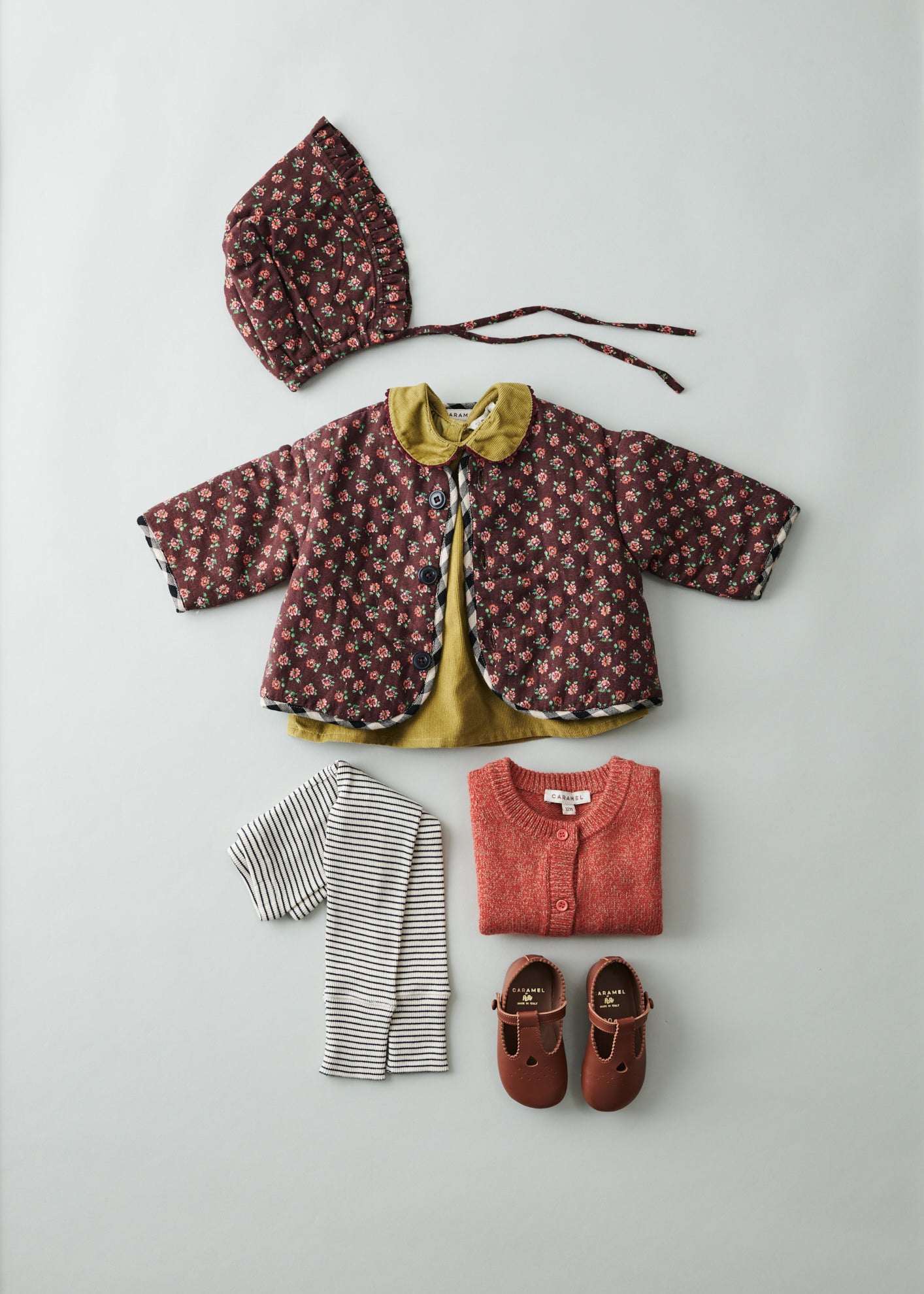 EMORY BABY JACKET - CHOCOLATE FLORAL 4