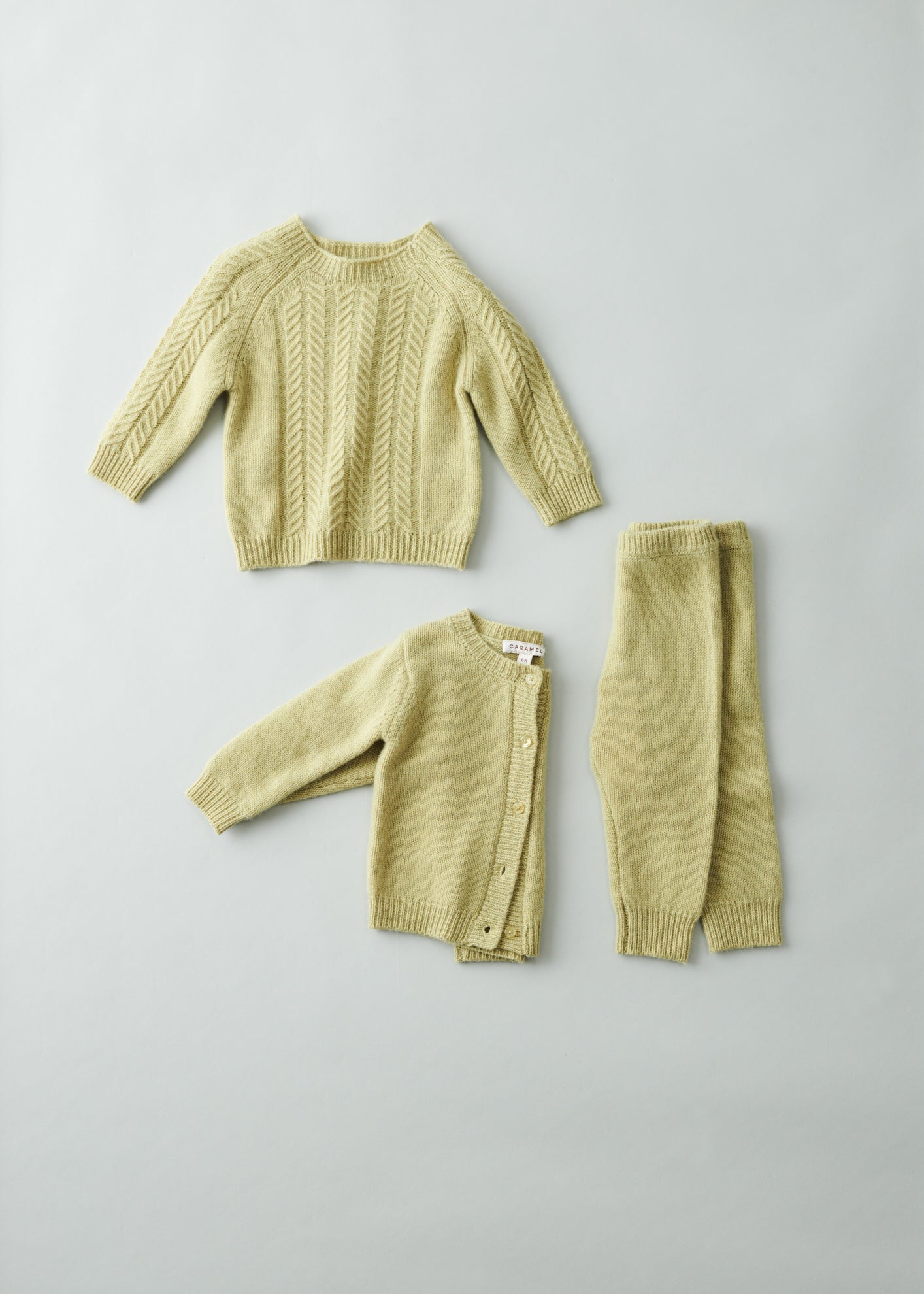 HOOKE BABY LEGGING - GOLDEN GREEN 2