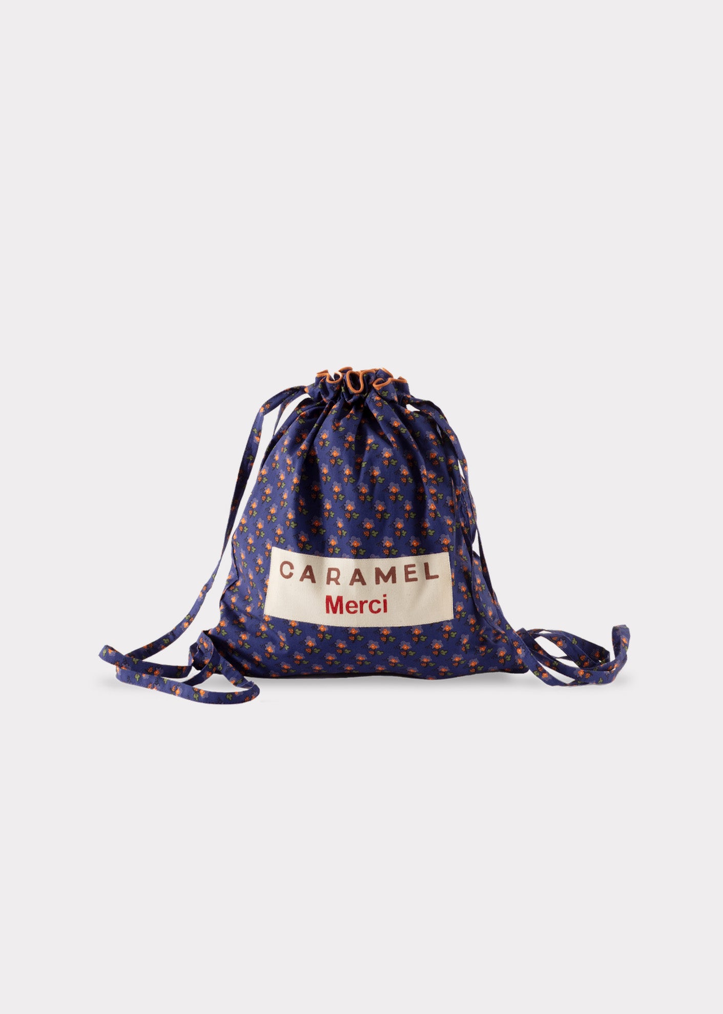 KIDS BACKPACK H23 - NAVY POSY PRINT