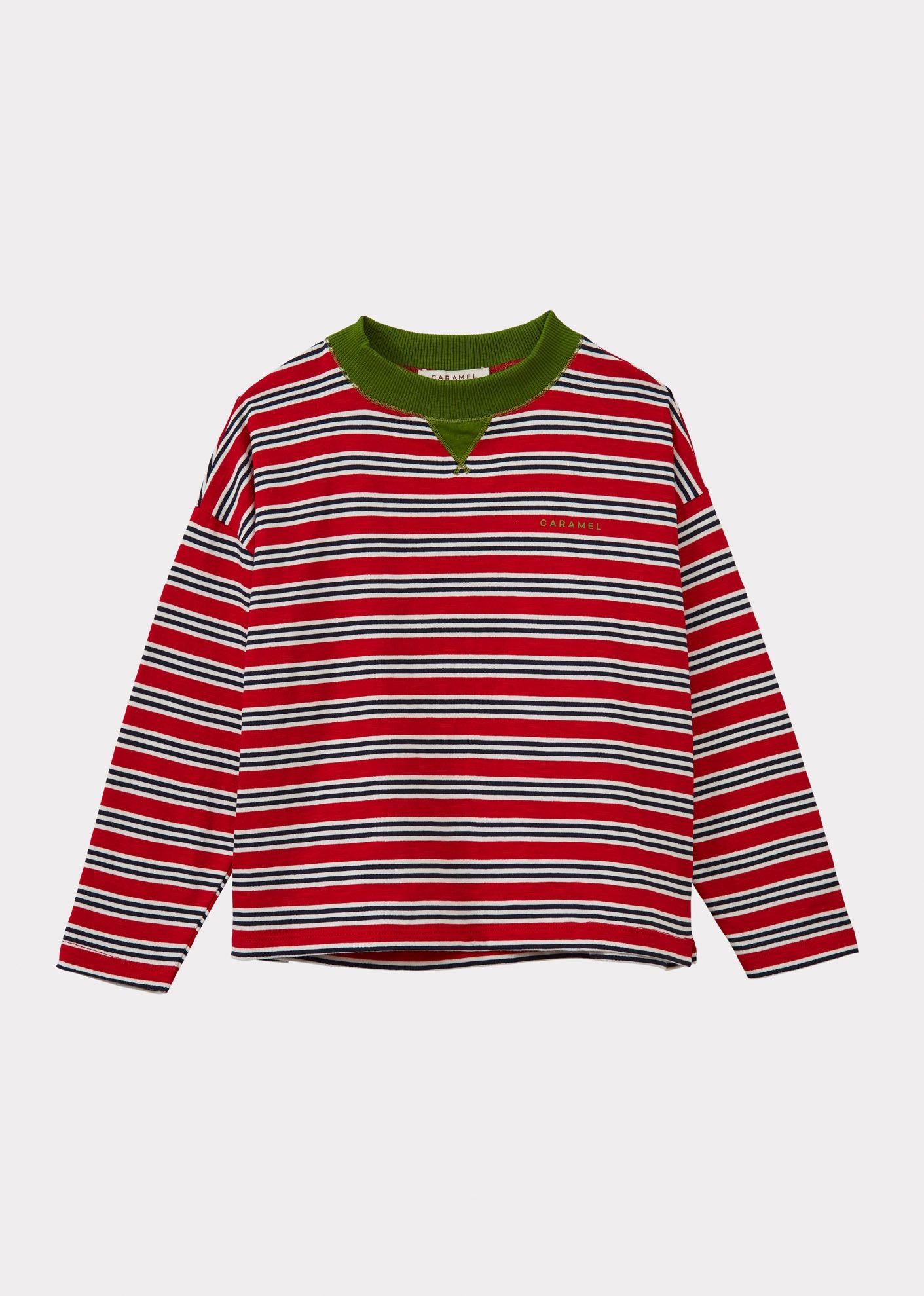 OTTO CHILDREN'S LONG-SLEEVED T-SHIRT - RED STRIPE