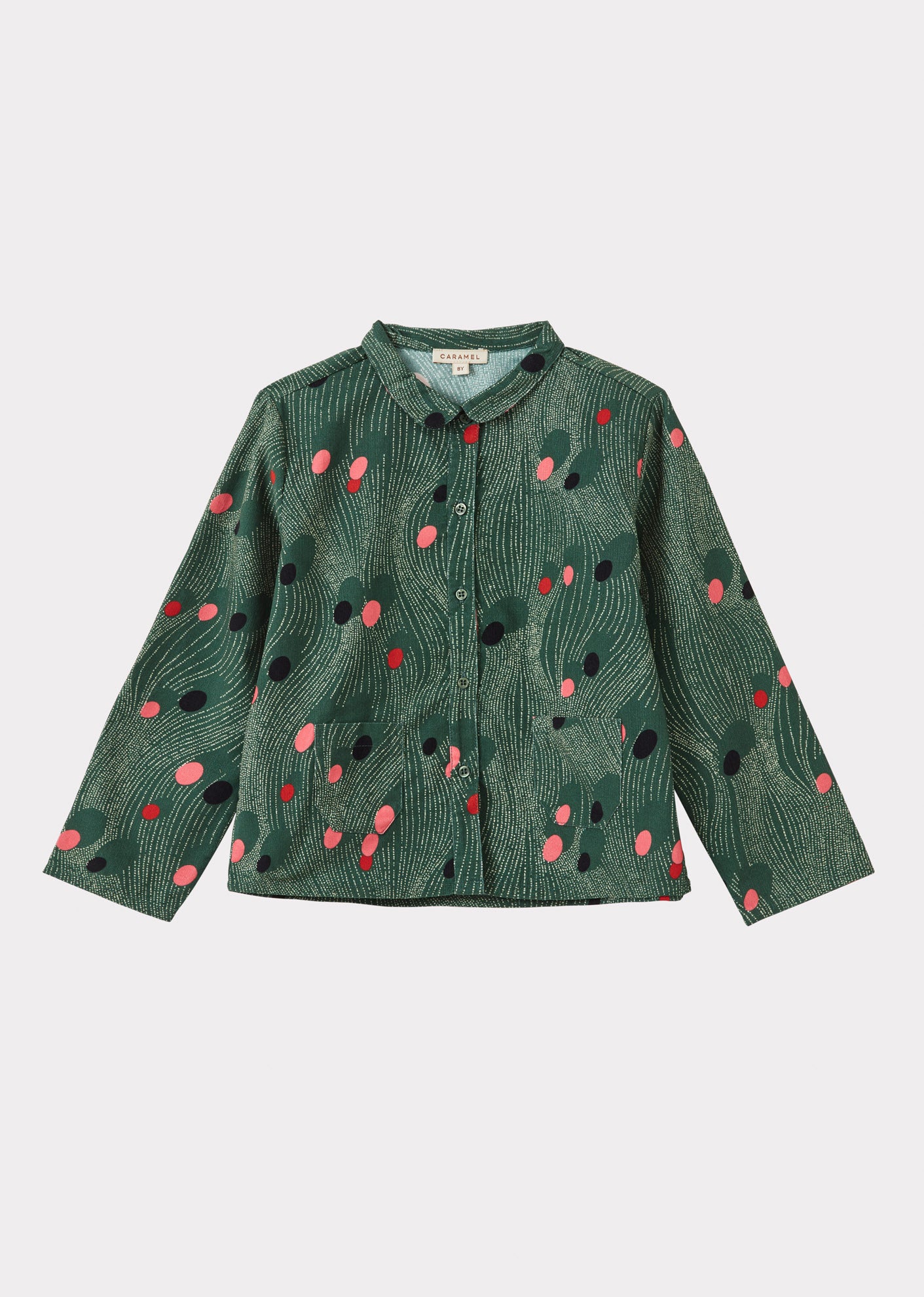DRAGONFLY CHILDREN'S COTTON SHIRT - LIBERTY SPACE RAIN
