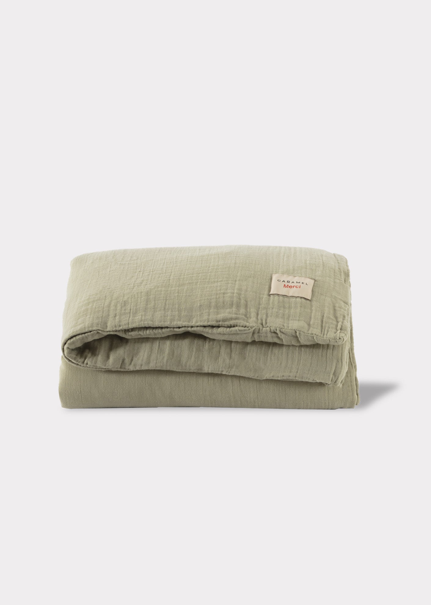 DUVET COVER DOUBLE 200 X 200 -MERCI - VERT 77 RUE DE VARENNE