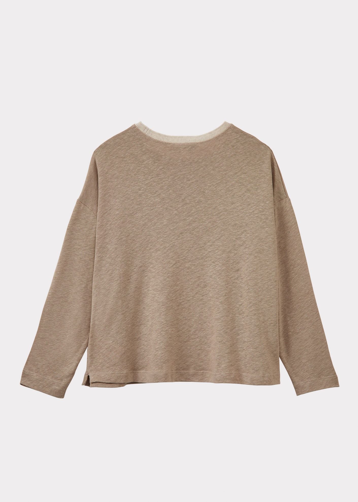 BUDE CHILDREN’S LONG-SLEEVED T-SHIRT - STONE