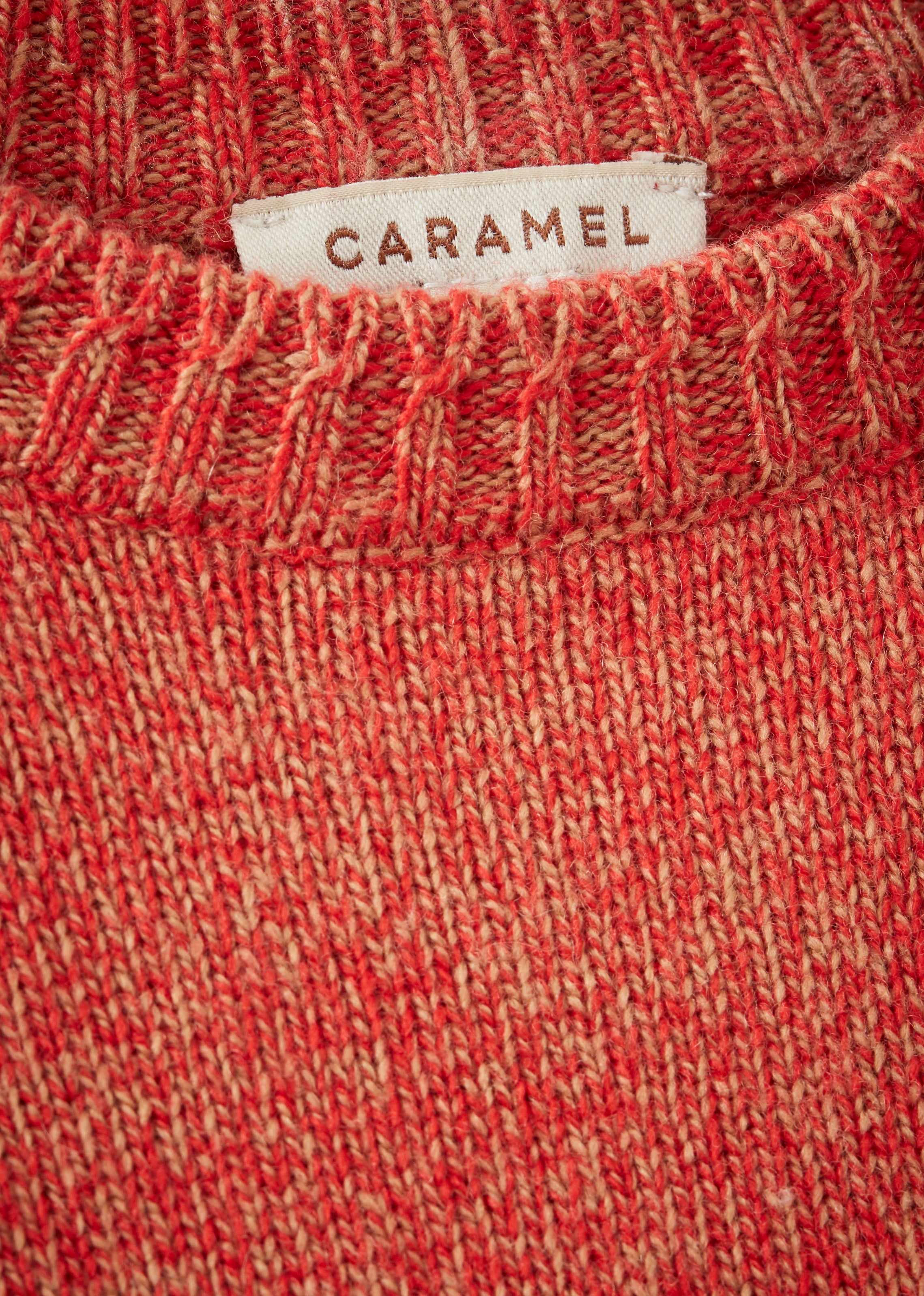 EILIO KIDS JUMPER - TOMATO/CAMEL MOULINE 3