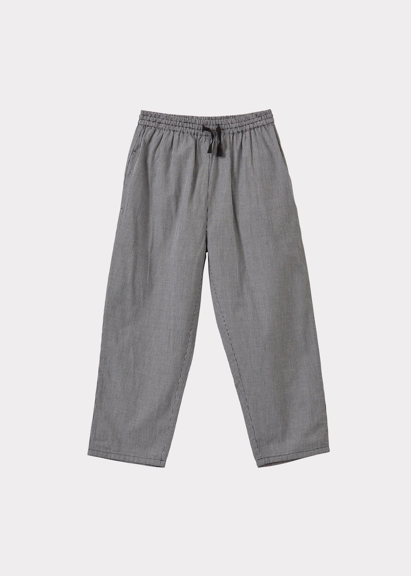 ELDERBERRY CHILDREN'S TROUSERS - BLACK MICRO-CHECK