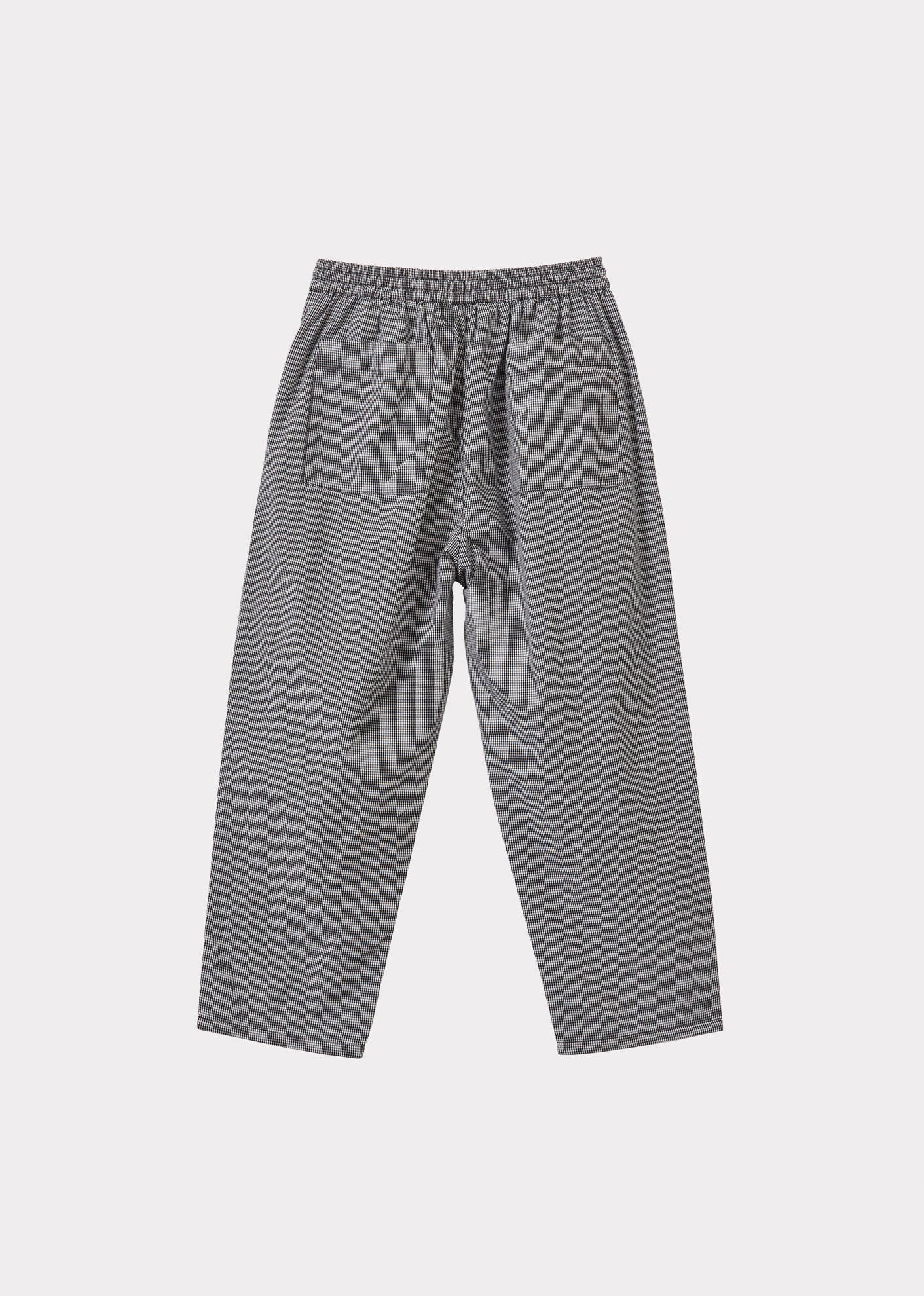 ELDERBERRY CHILDREN'S TROUSERS - BLACK MICRO-CHECK
