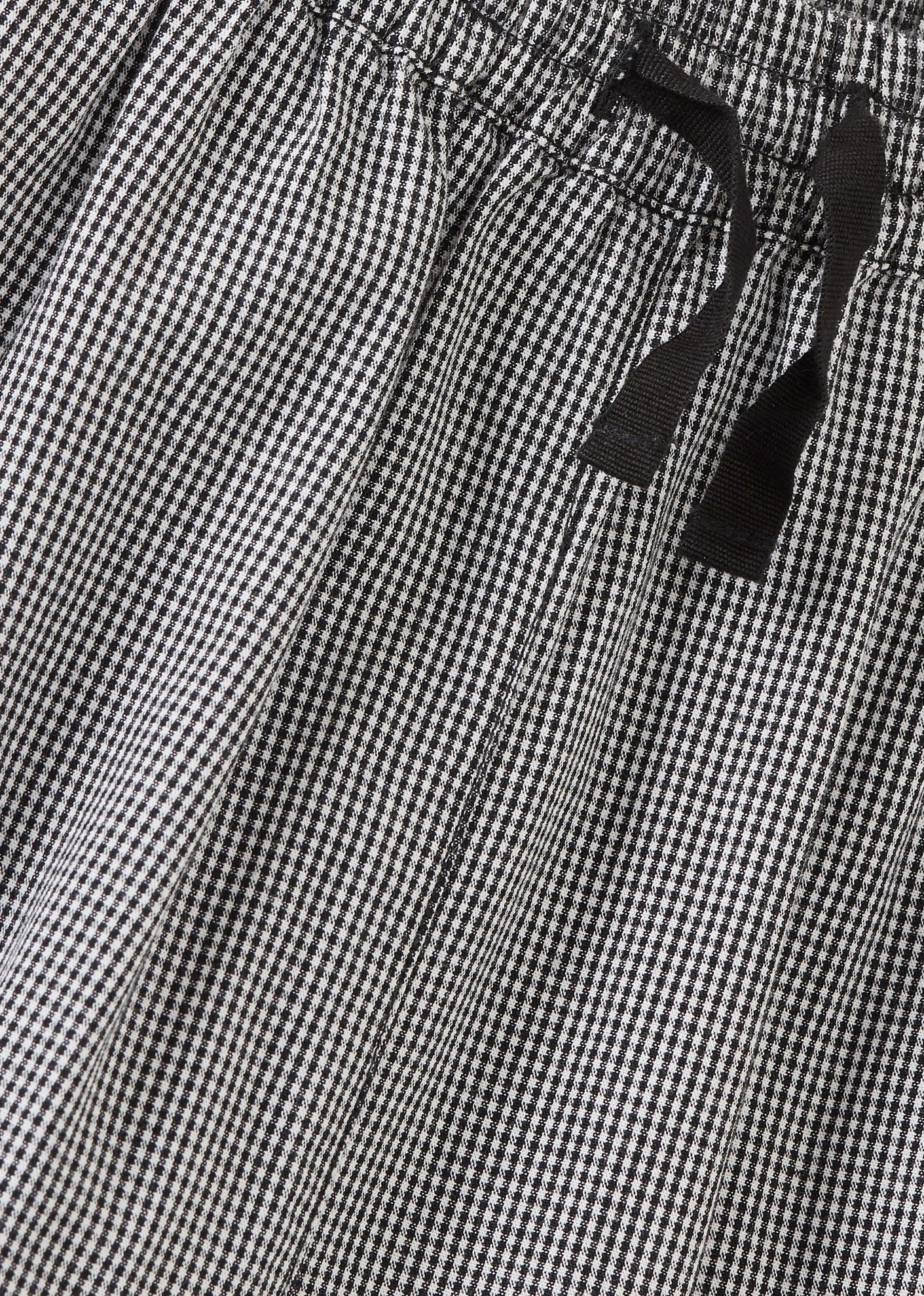 ELDERBERRY CHILDREN'S TROUSERS - BLACK MICRO-CHECK
