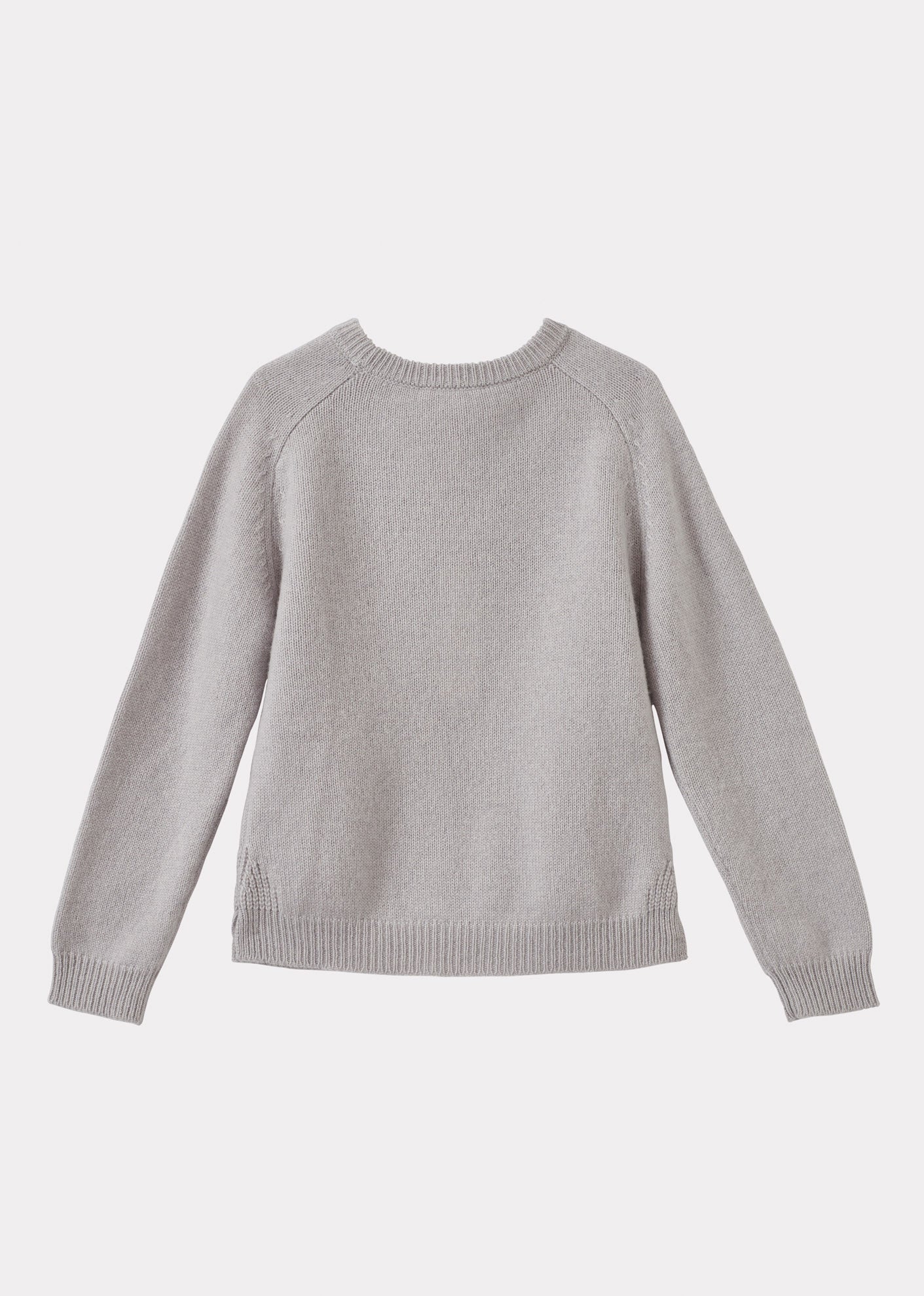 FENNEL CHILDREN'S CASHMERE JUMPER - PALE GREY