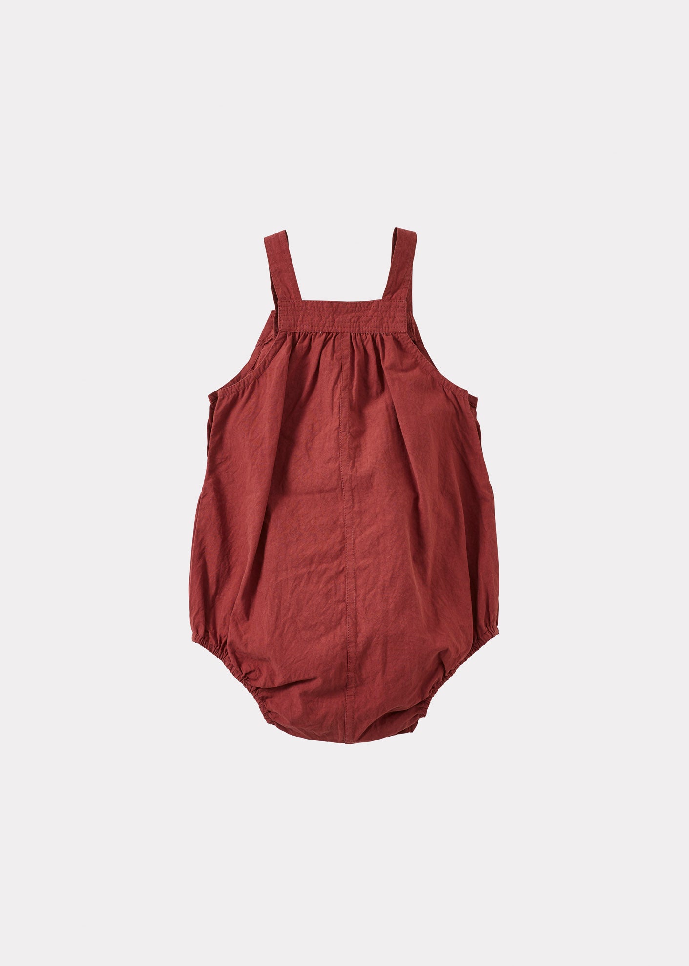FLURY BABY COTTON ROMPER - BERRY