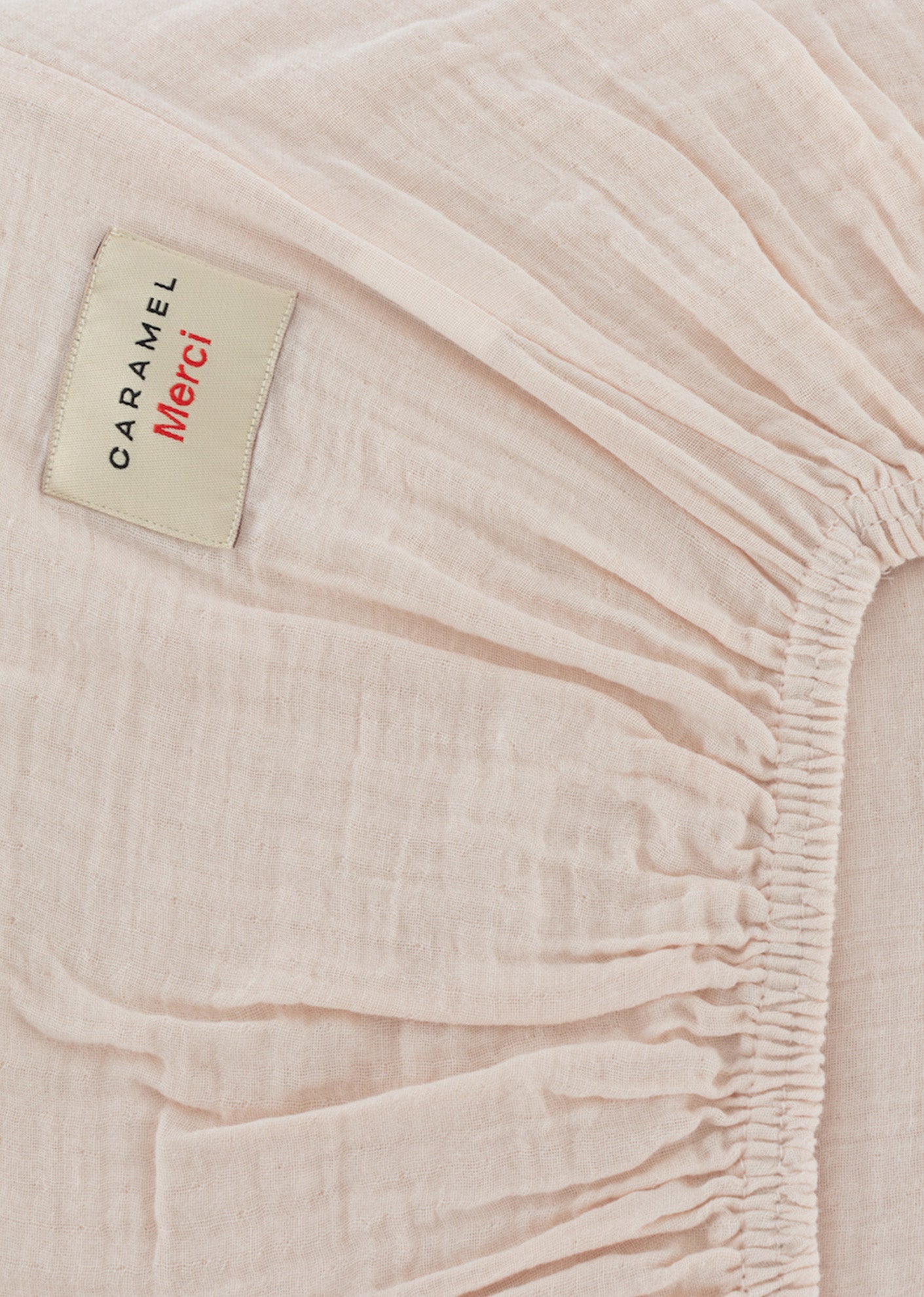 FITTED SHEET 60 X 120 - MERCI - ROSE DE BAGATELLE