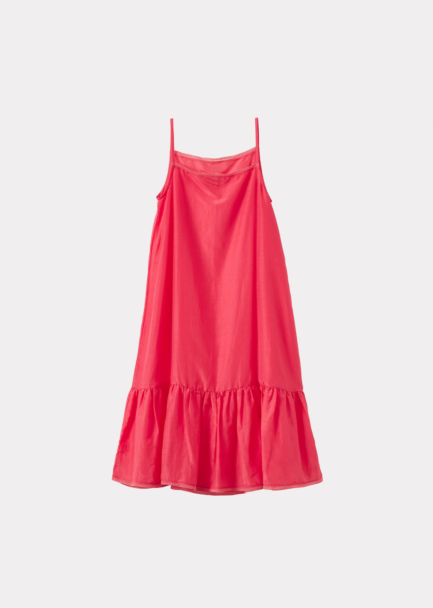 GRAPE GIRL'S SILK SLIP DRESS - POPPY