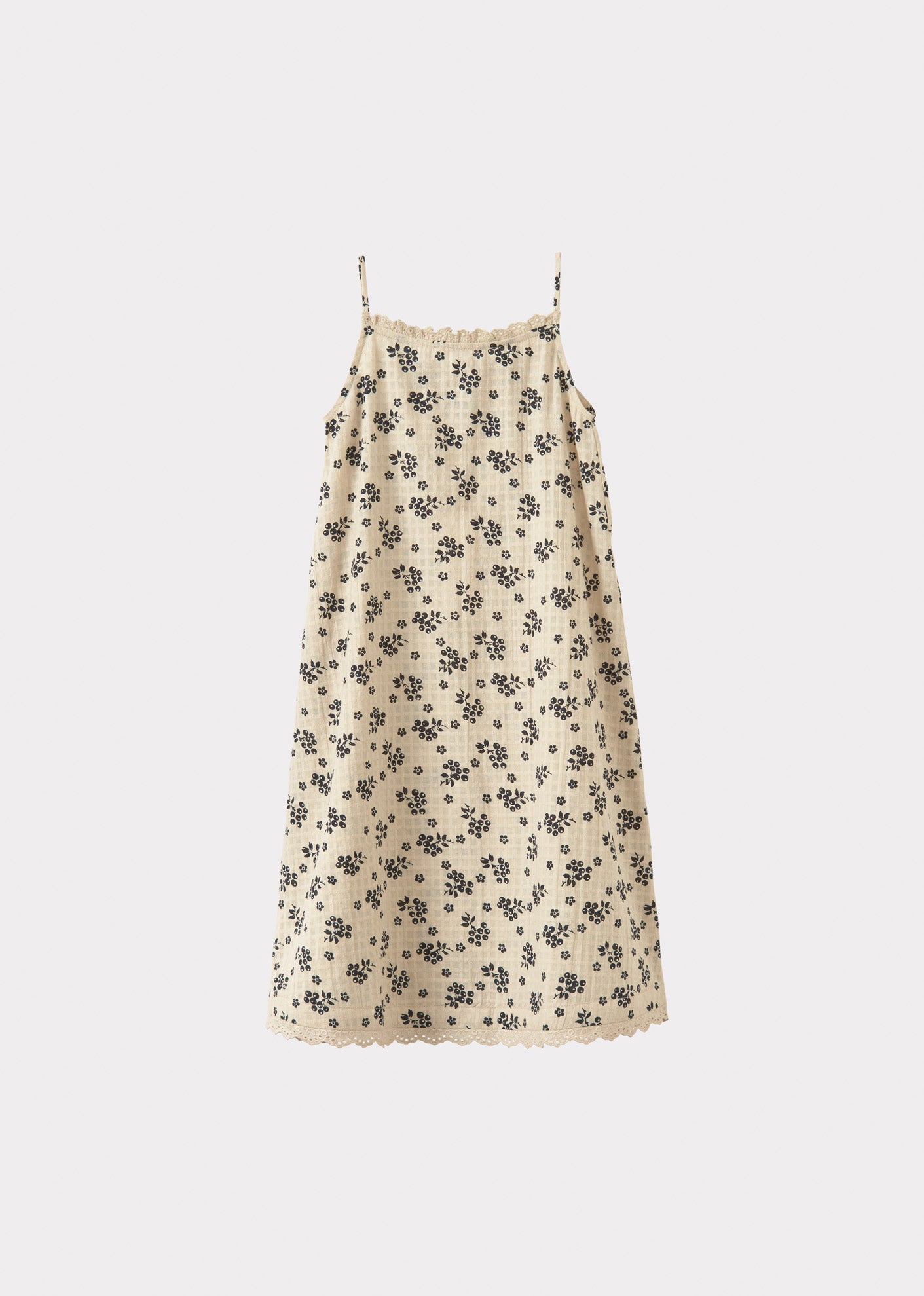 HYSSOP GIRL'S COTTON DRESS - BERRY BUD