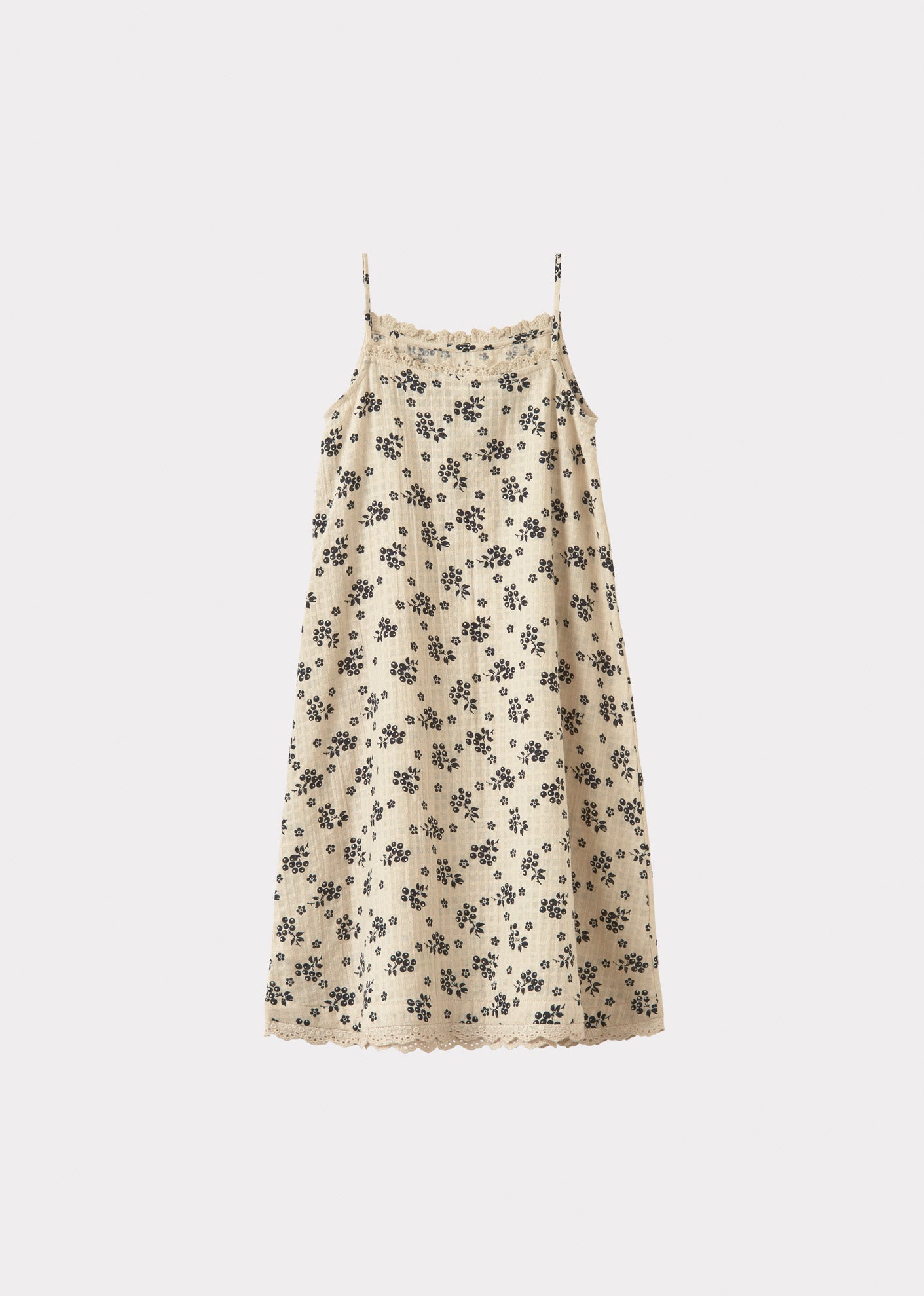 HYSSOP GIRL'S COTTON DRESS - BERRY BUD