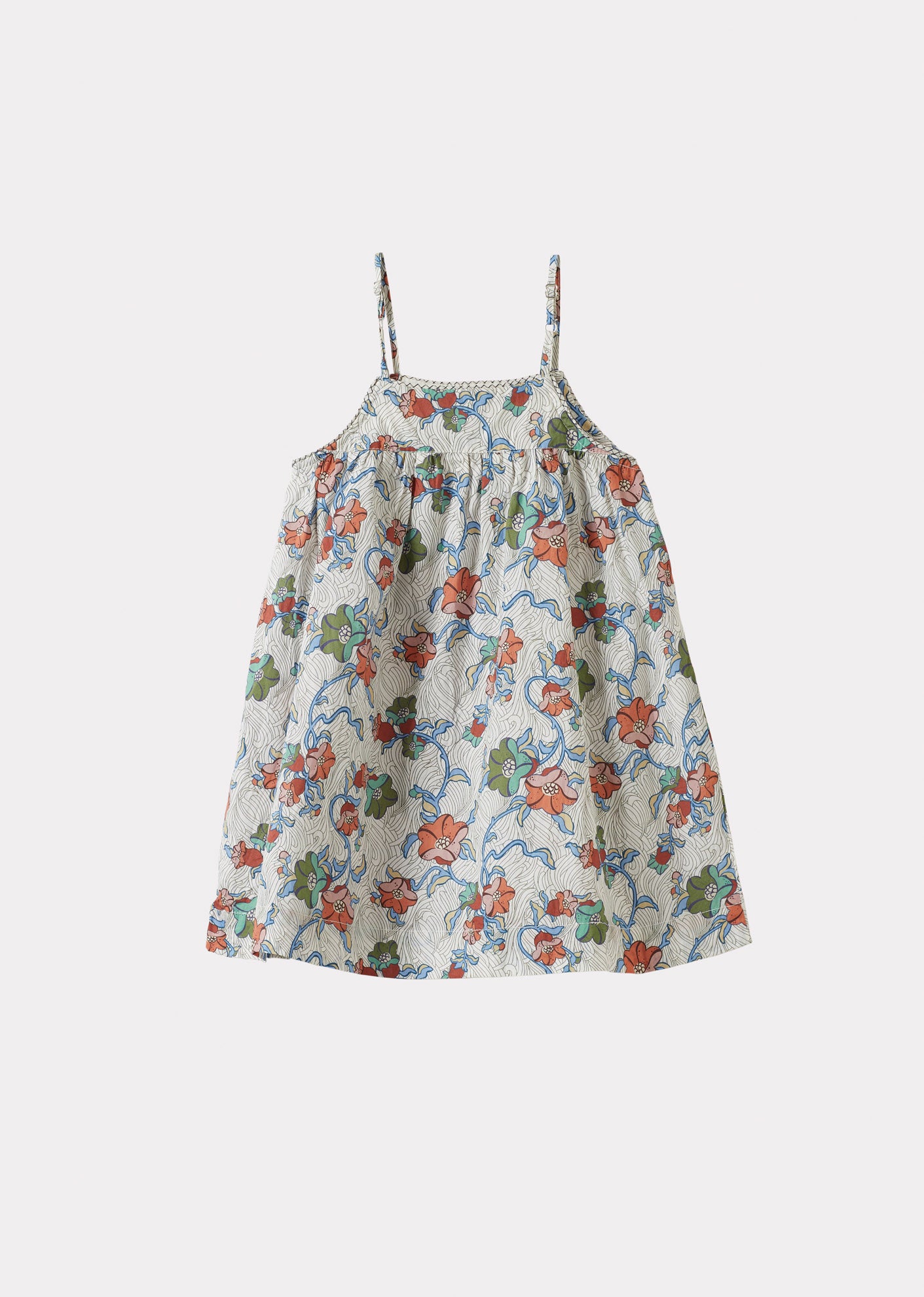 IBERA BABY GIRL'S COTTON DRESS - LIBERTY JUDY JANE PRINT