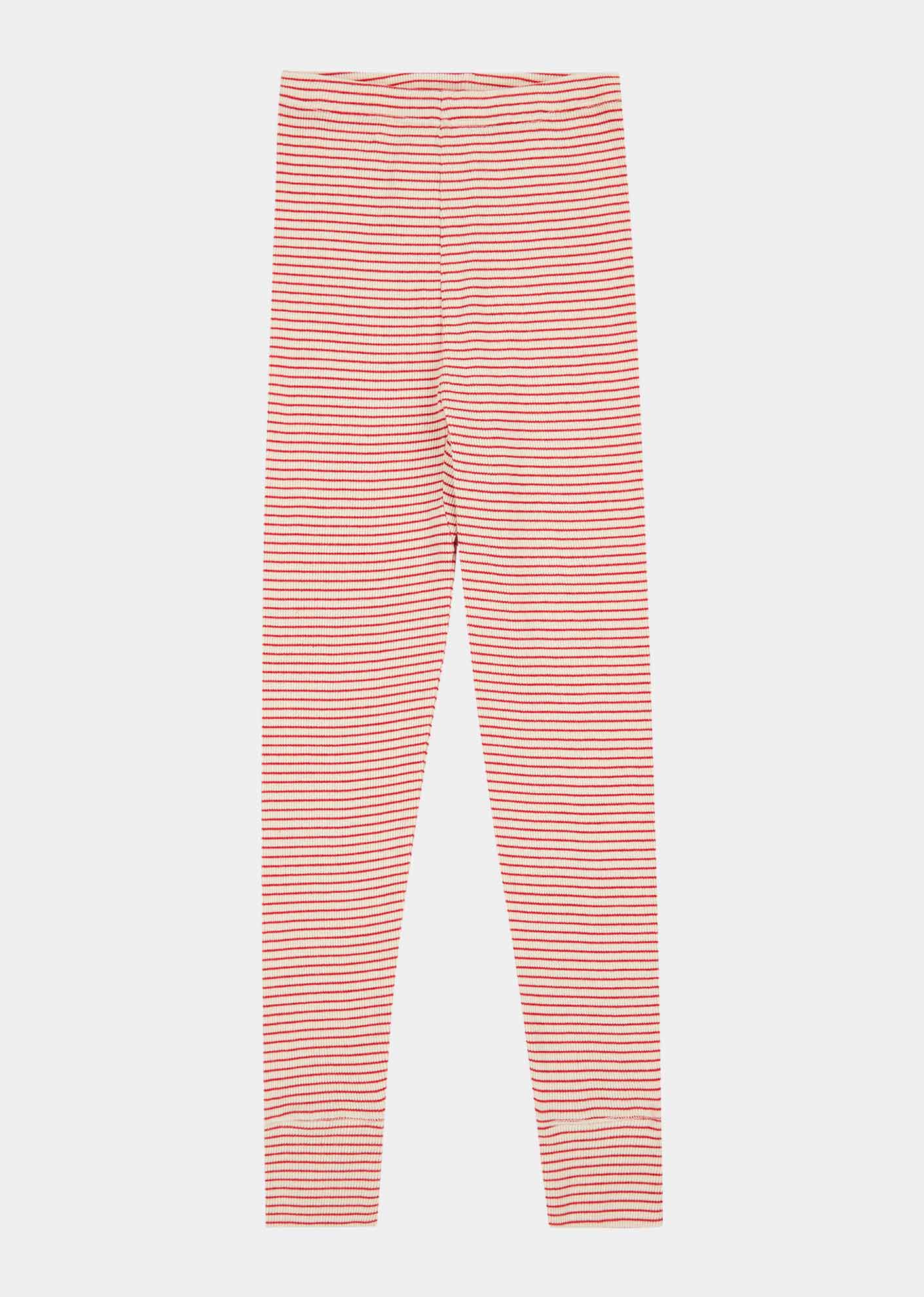 JUDD KIDS LEGGINGS - REDCURRANT/CREAM
