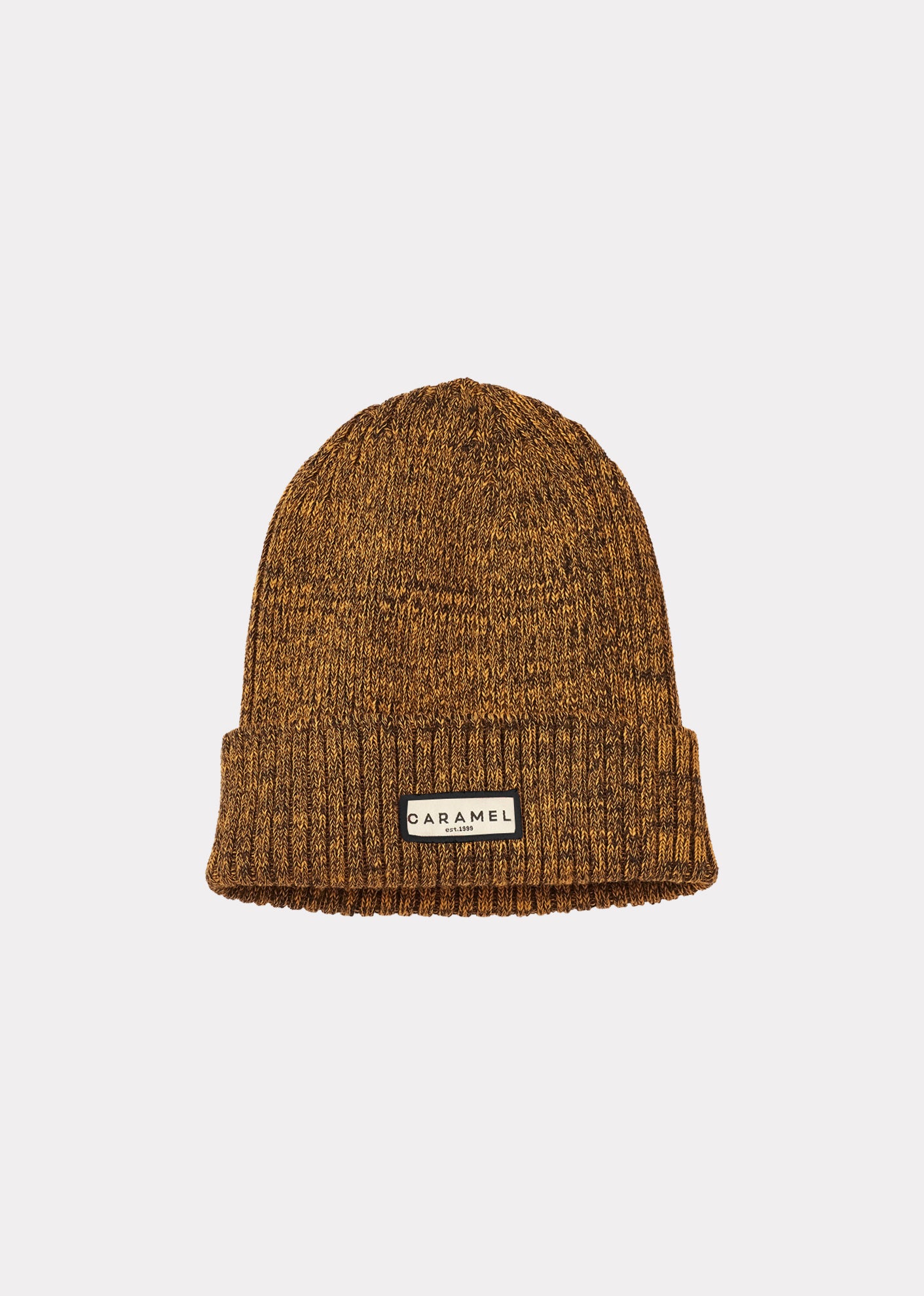 JESSE CHILDREN'S RIB BEANIE - OCHRE