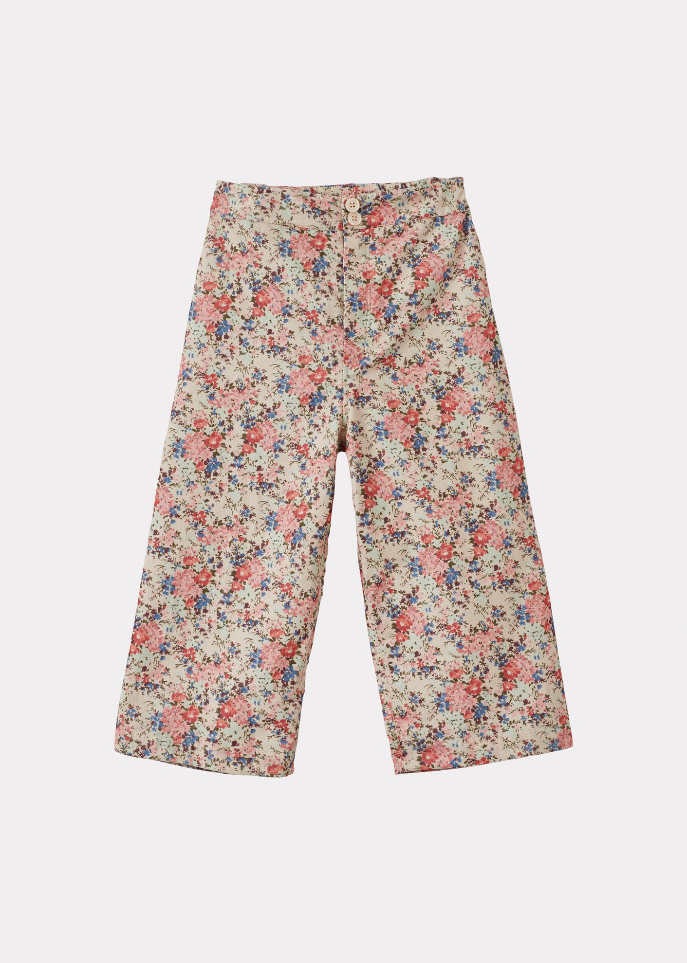 KATE GIRL'S COTTON CORDUROY TROUSERS - LIBERTY MAKINDRA PRINT