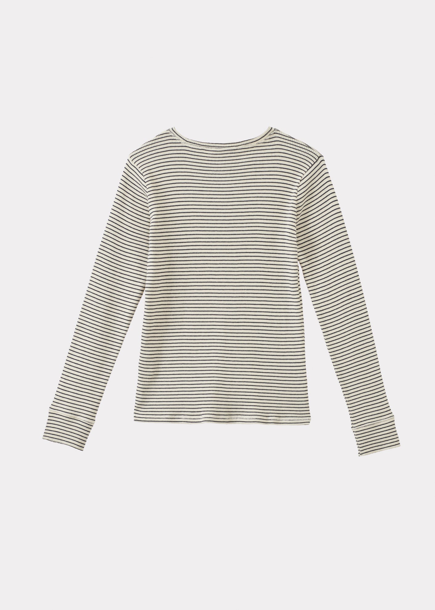 KISHON CHILDREN'S COTTON T-SHIRT - NAVY / CREAM