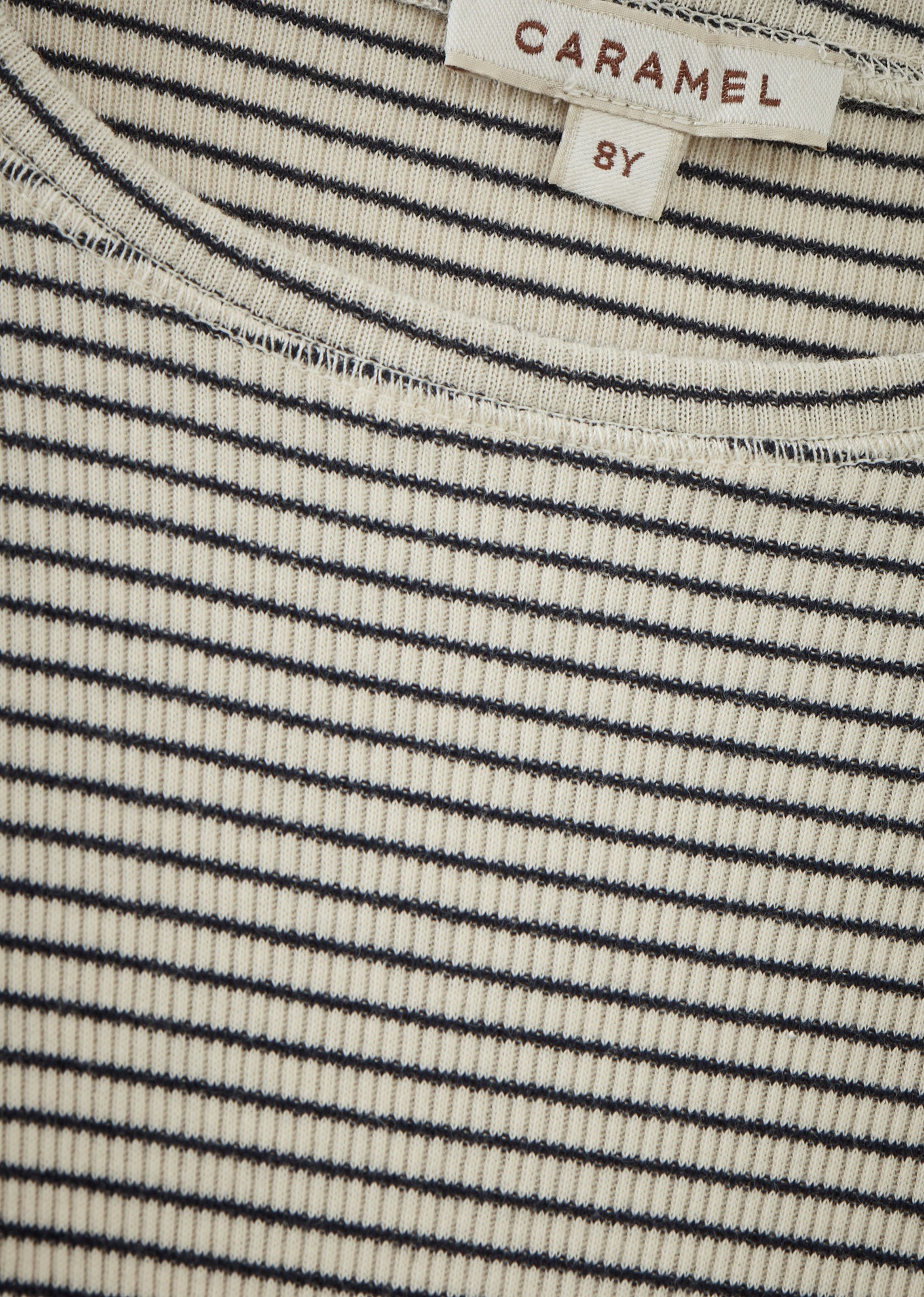 KISHON CHILDREN'S COTTON T-SHIRT - NAVY / CREAM